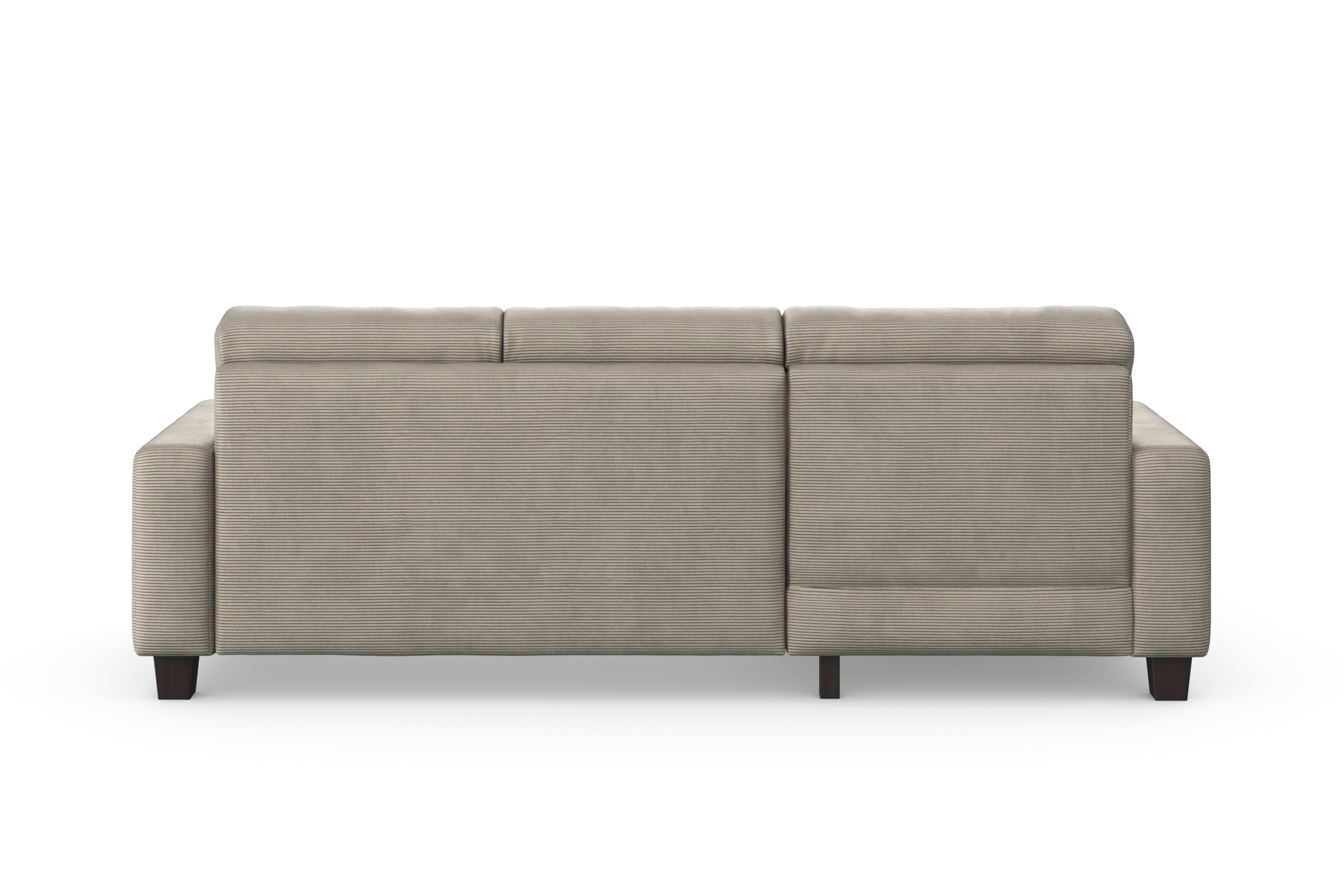 Home affaire Ecksofa »Summer L-Form«, mit Recamiere, mit oder ohne Bettfunktion und Bettkasten, Cord-Bezug