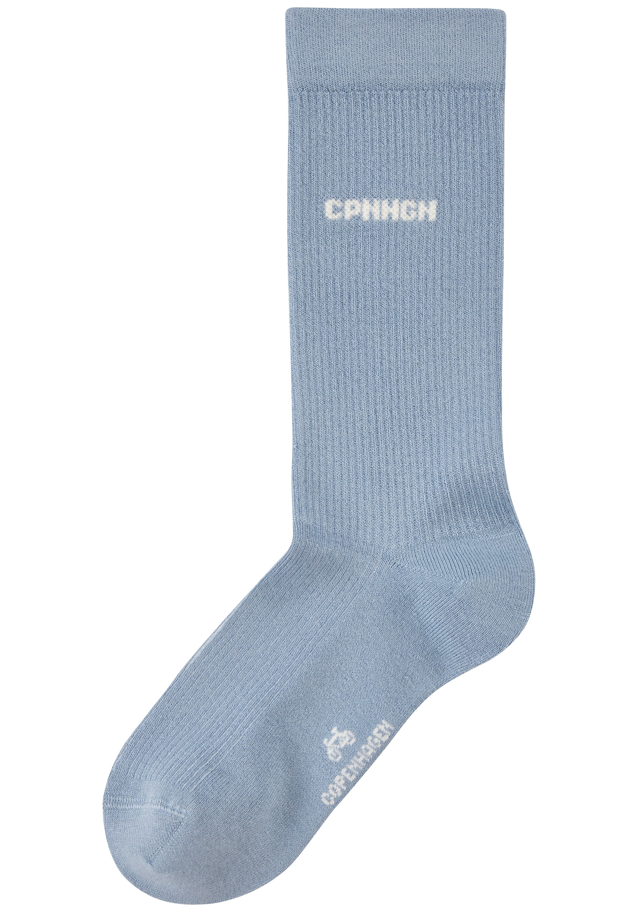 Copenhagen Studios Basicsocken Packung, 3 Paar tlg. mit Rippstruktur und Stickerei