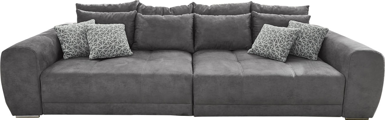 Big-Sofa »Moldau«, Inklusive loser Rücken- und Zierkissen, frei im Raum stellbar