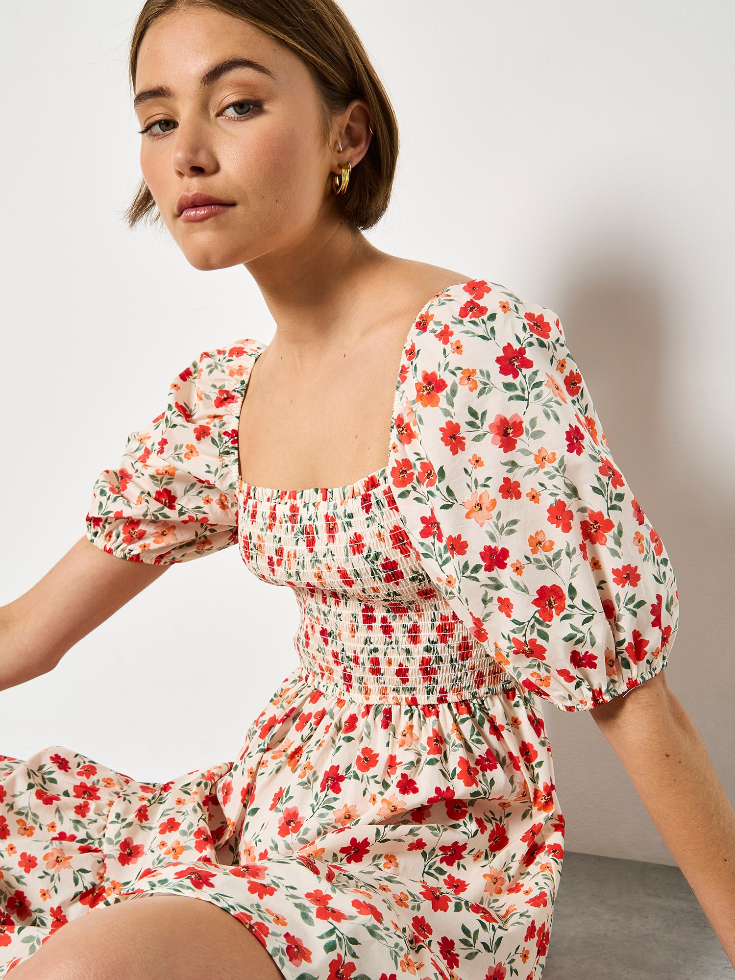 Apricot Minikleid »Minikleid« mit elastischem Bund