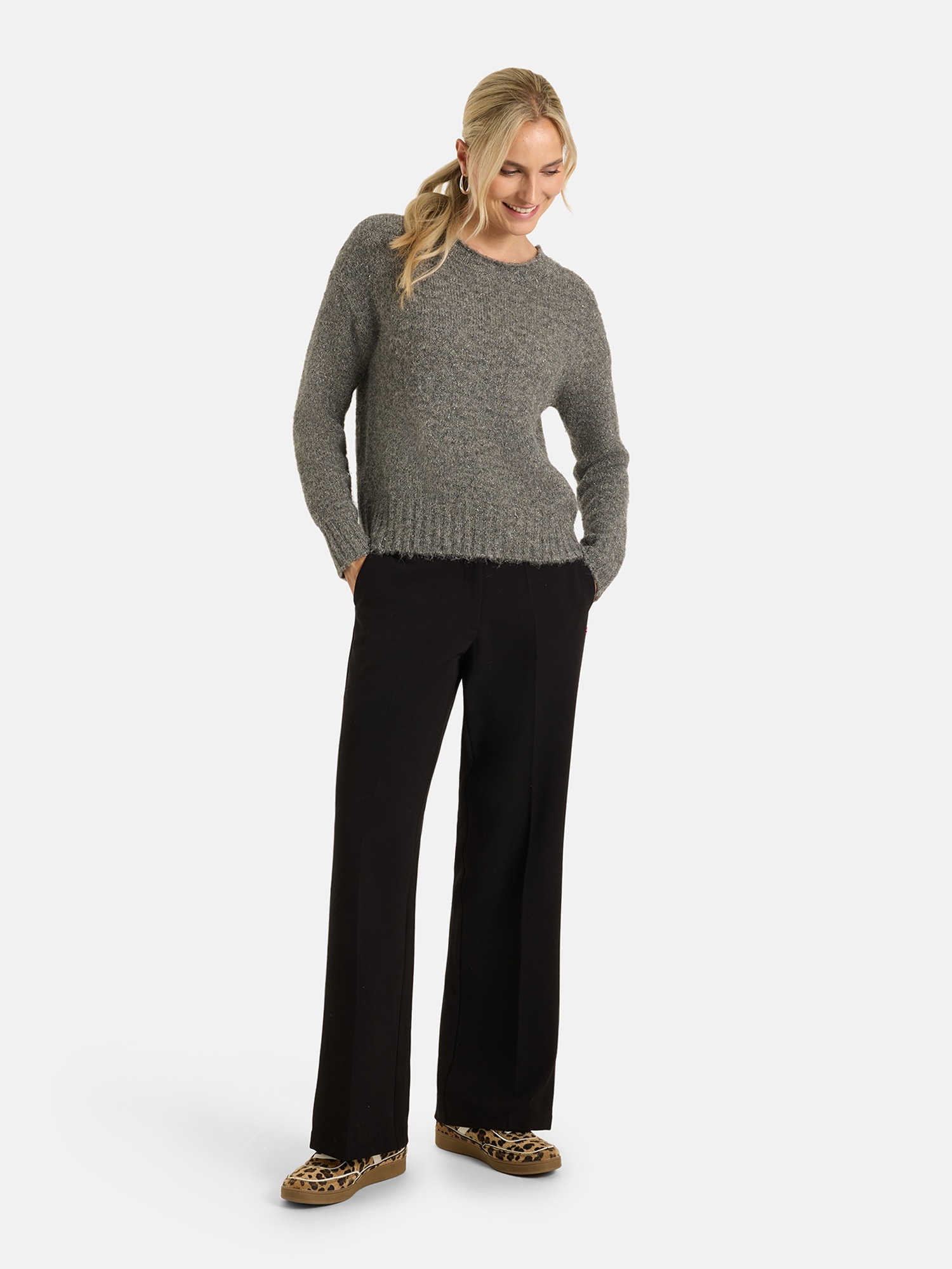 Lieblingsstück Strickpullover »HilariaL« mit Woll-Anteil und Glanzfaden