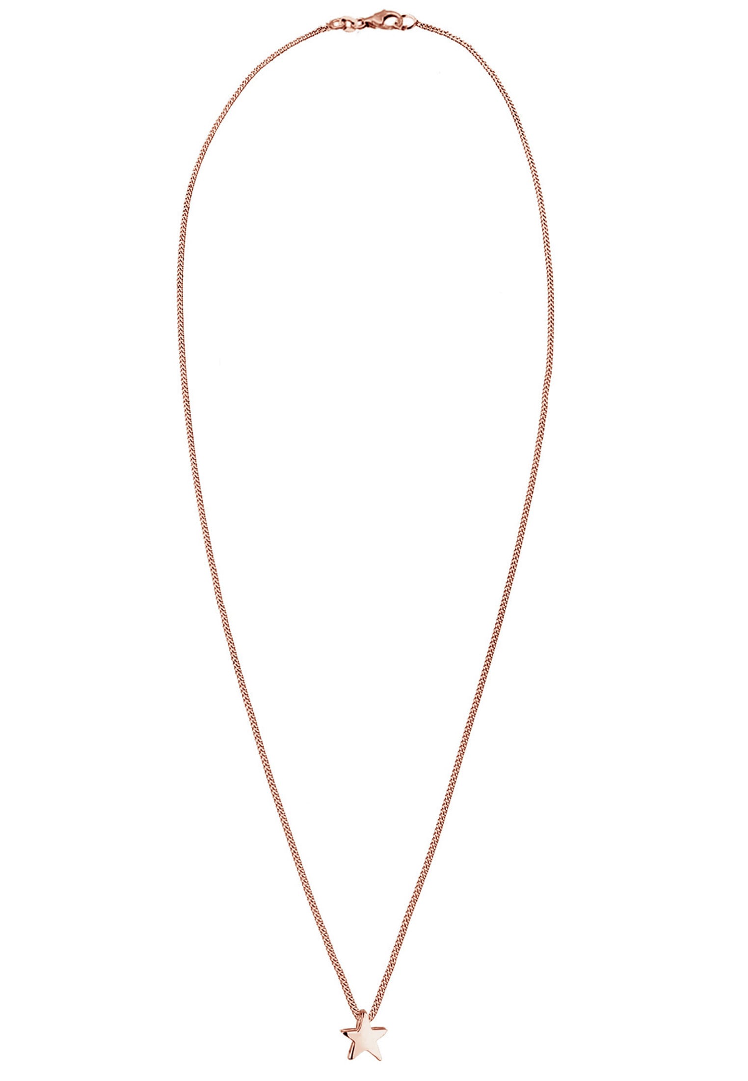 Elli Kette mit Anhänger »Halskette Stern Schlicht Basic 925 Silber«