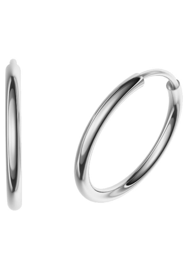 Firetti Paar Creolen »Schmuck Geschenk Silber 925 2,0 mm breit«, Made in Germany