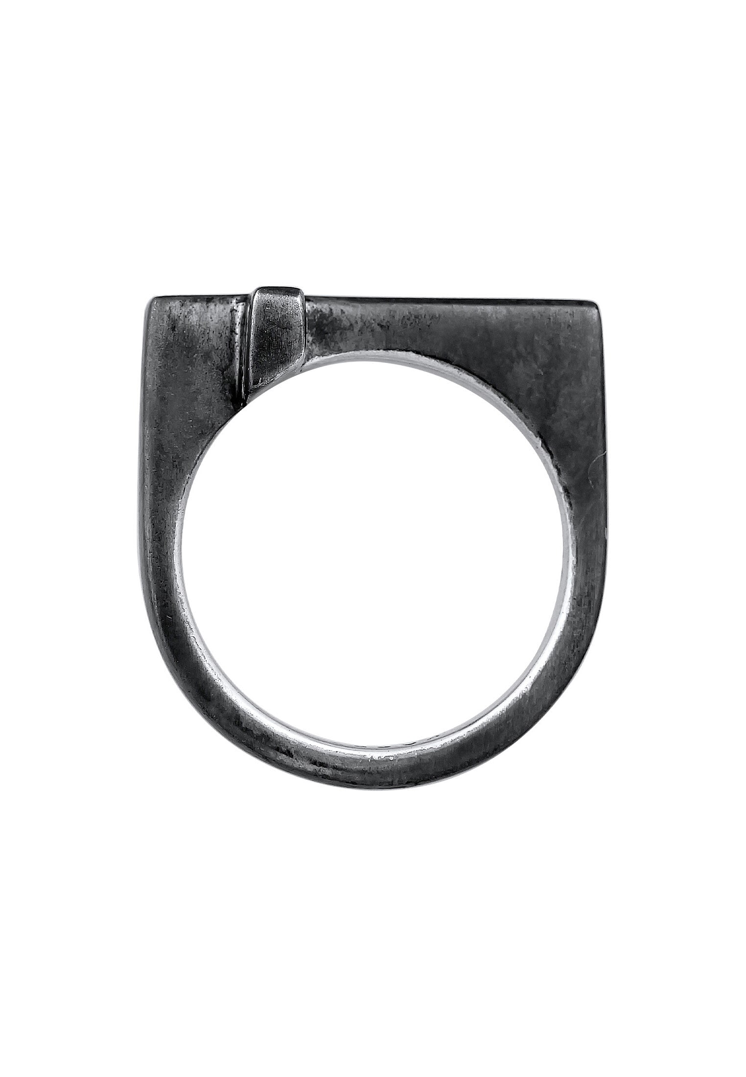 Kuzzoi Silberring »Ring Herren Kreuz Modern Schlicht 925 Silber«
