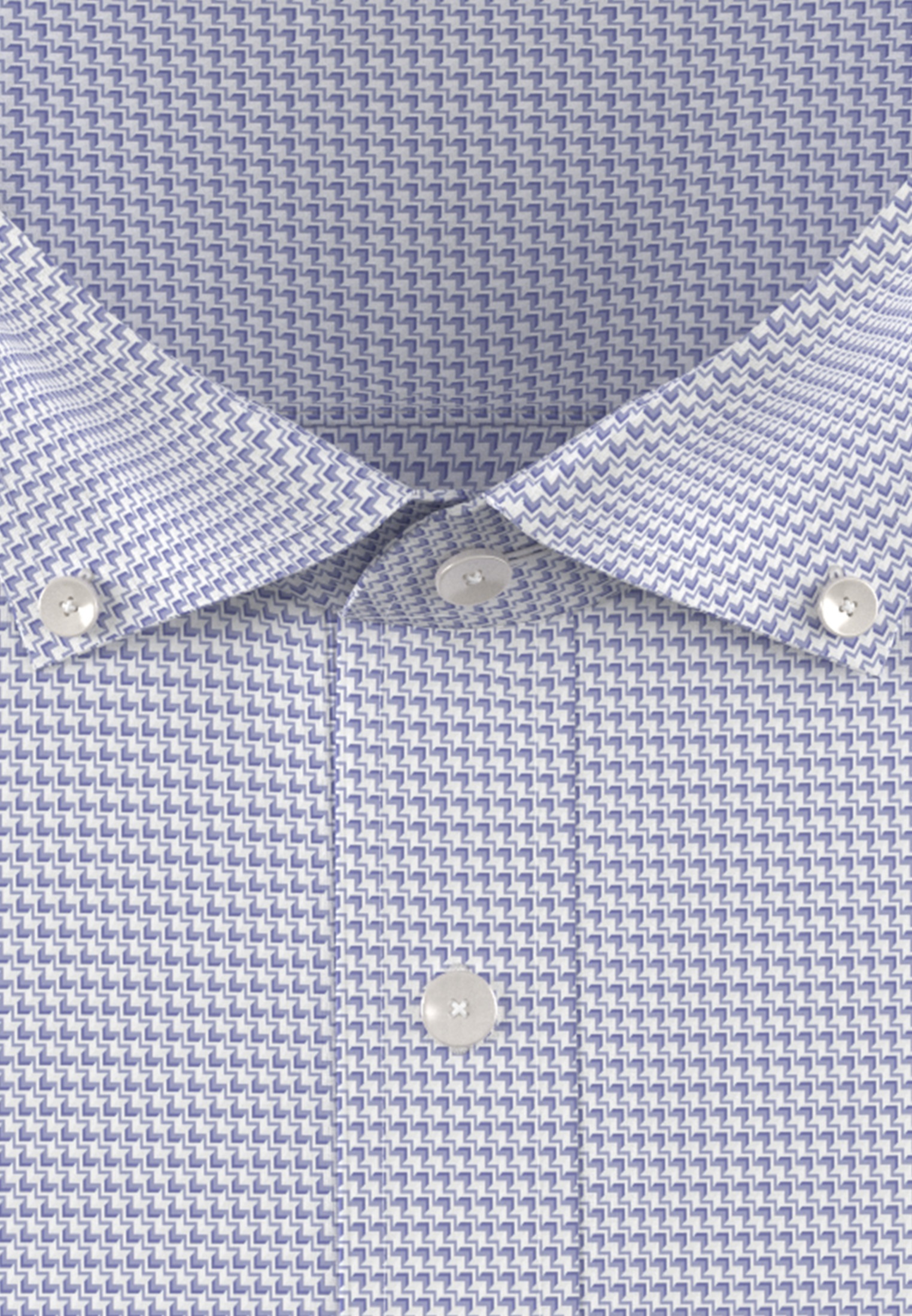 seidensticker Businesshemd »Regular«, Regular Langarm Button-Down-Kragen Struktur
