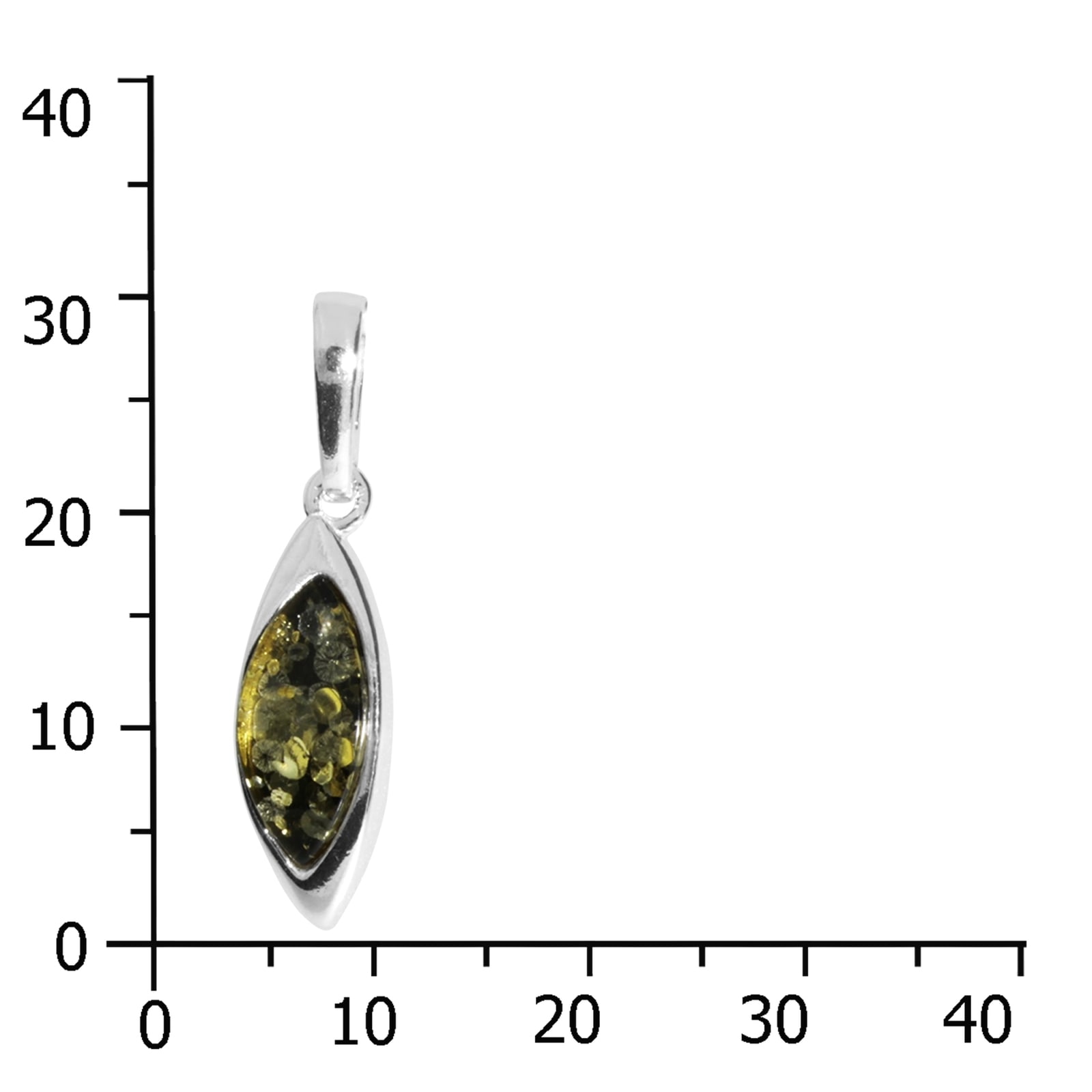 OSTSEE-SCHMUCK Kettenanhänger »- Tonje - Silber 925/000 - Bernstein«