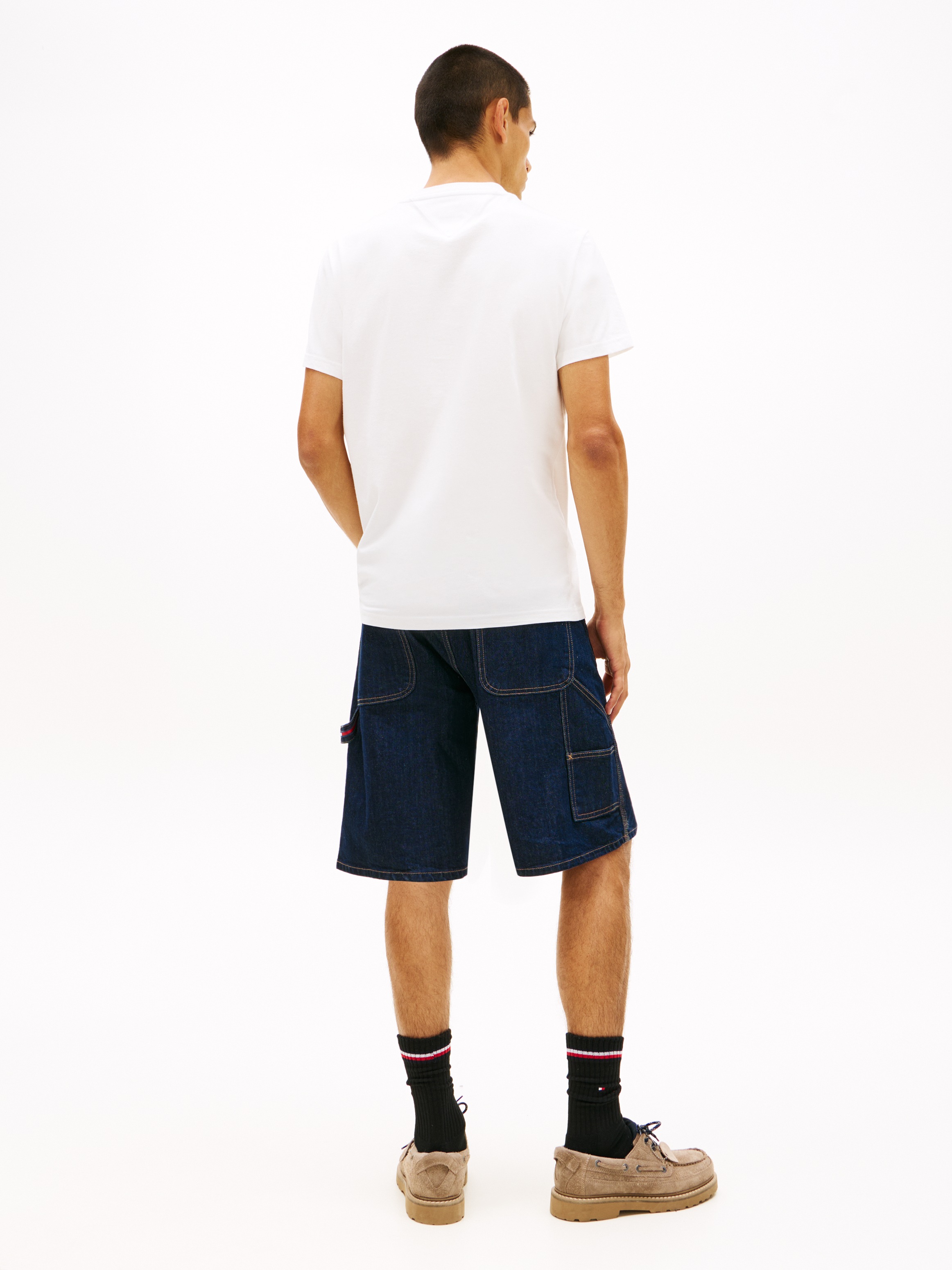 Tommy Jeans T-Shirt »TJM SLIM FIT SIGN CHEST« mit Markenprint