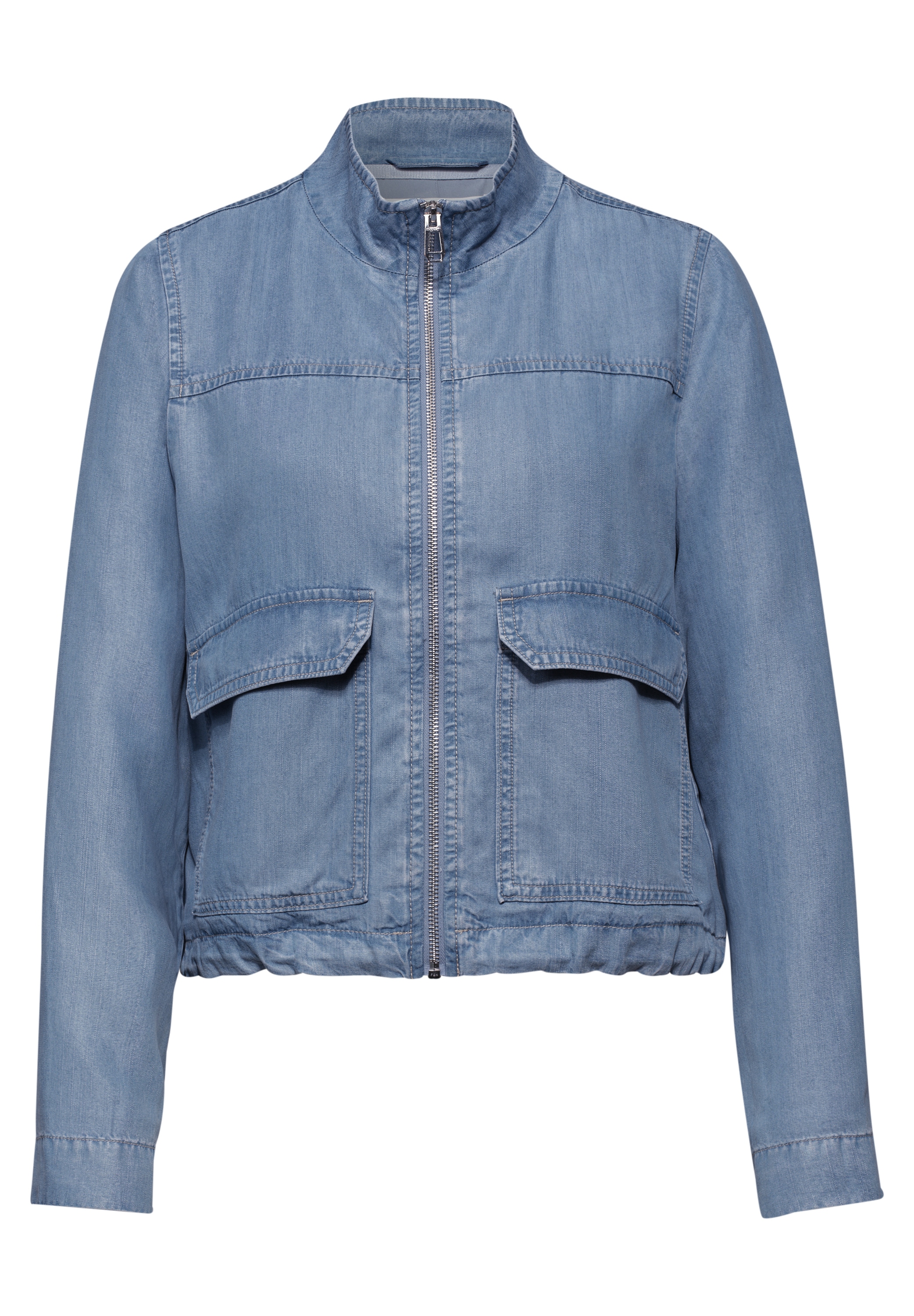 STREET ONE Blouson mit Stehkragen aus Lyocell