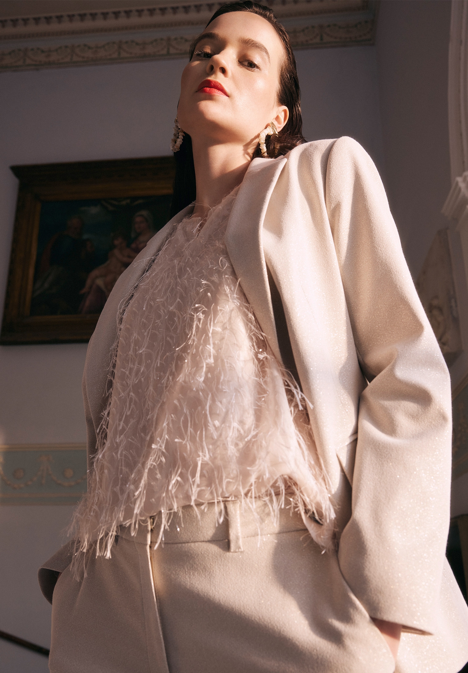 Betty&Co Schlupfbluse »Schlupfbluse kurzarm«