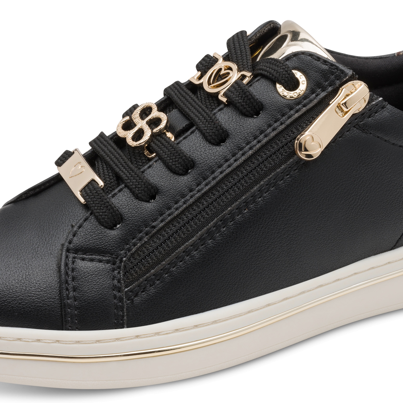 MARCO TOZZI Plateausneaker  , Freizeitschuh, Halbschuh, Schnürschuh mit Logoschriftzug