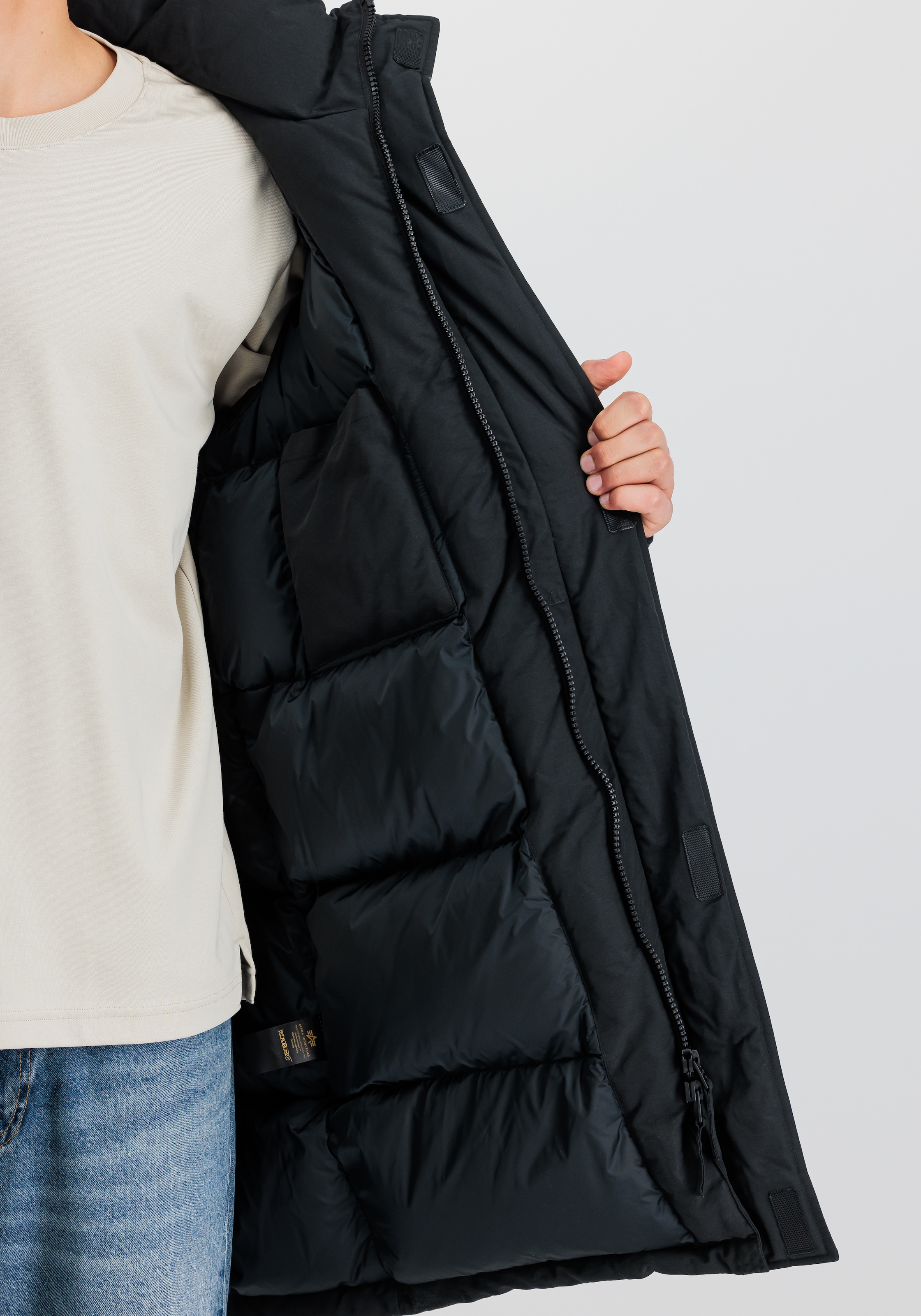 Alpha Industries Parka »Puffer Parka«, mit Kapuze