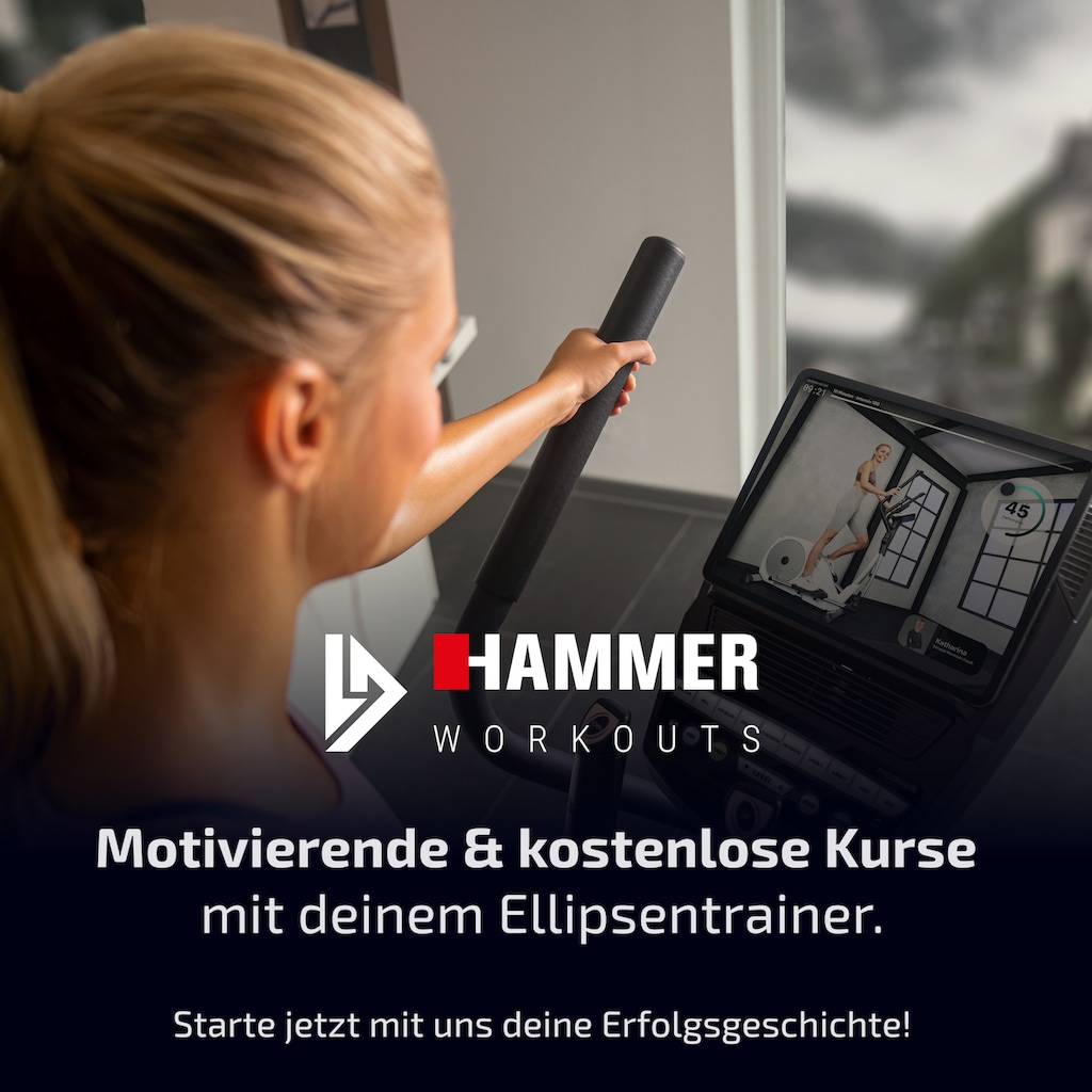 Finnlo by Hammer Ellipsentrainer-Ergometer »CleverFold EF90«