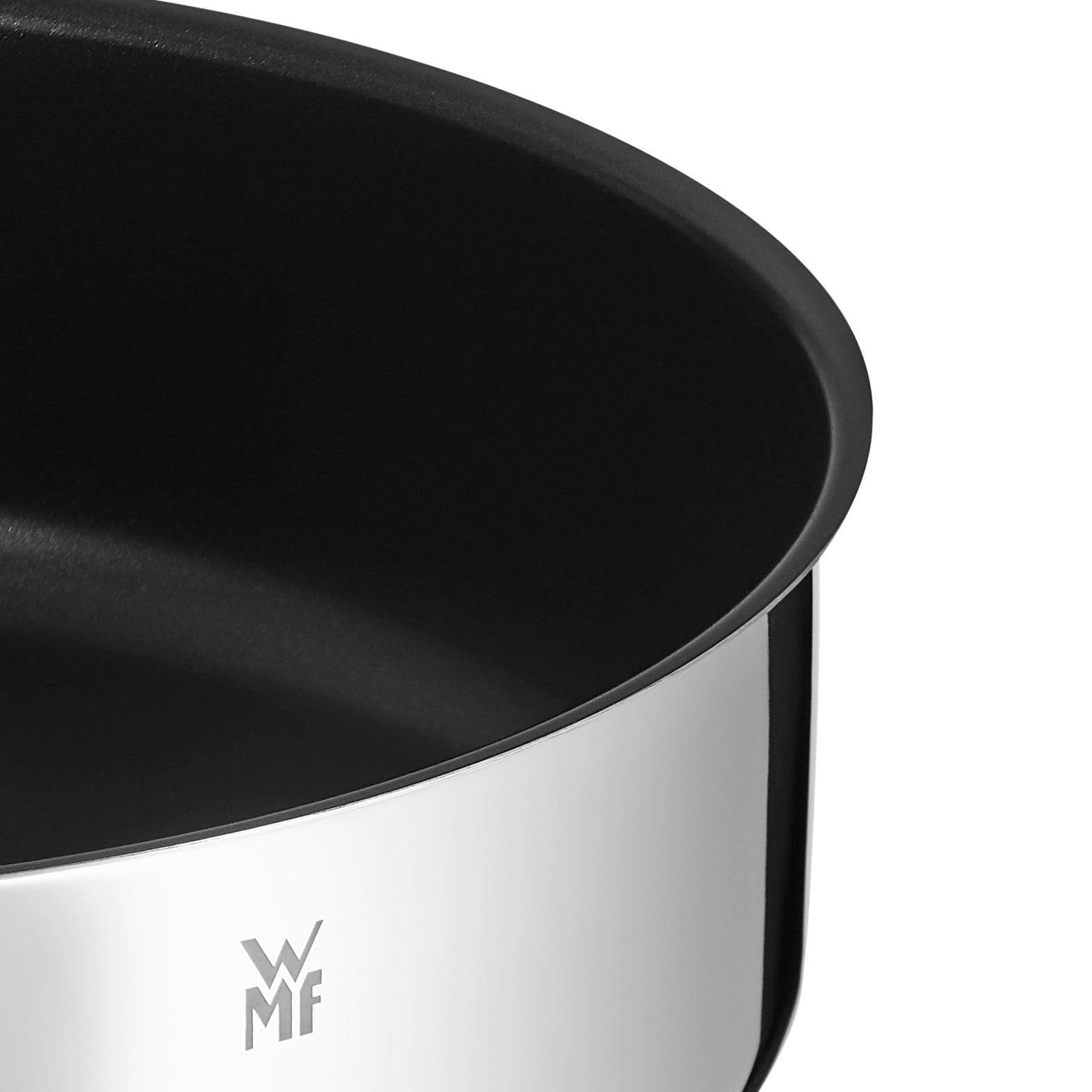 WMF Schmorpfanne »Devil Bräter Ø 28 cm mit Glasdeckel, hoher Rand, Induktion« Cromargan® Edelstahl Rostfrei 18/10 Set, Servier-Schmorpfanne 28 cm + Glasdeckel, 2 tlg. Schmortopf mit Deckel 5l, backofenfest, für alle Herdarten geeignet