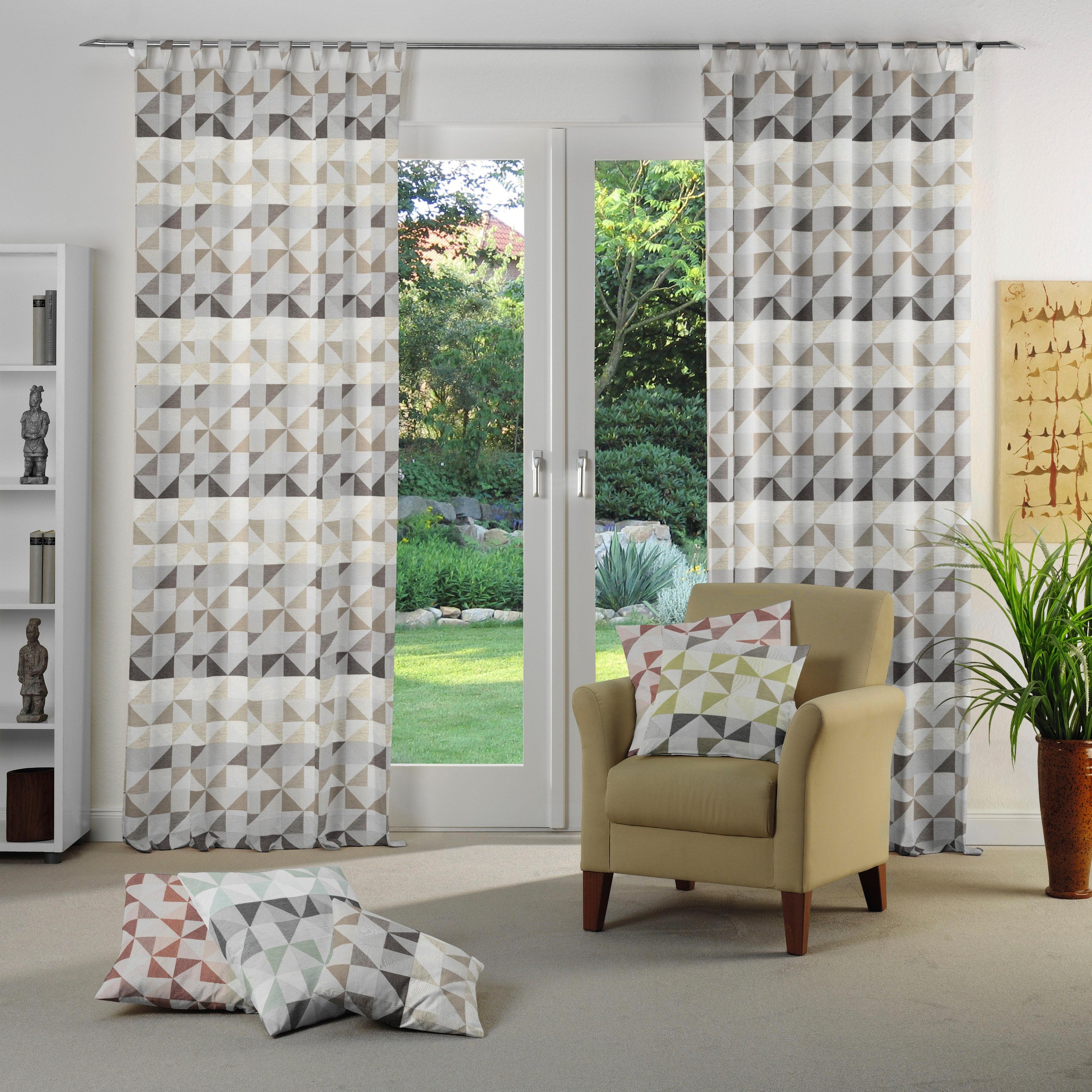 Wirth Dekokissen »Berlare« Kissenhülle ohne Füllung, 2 Stück