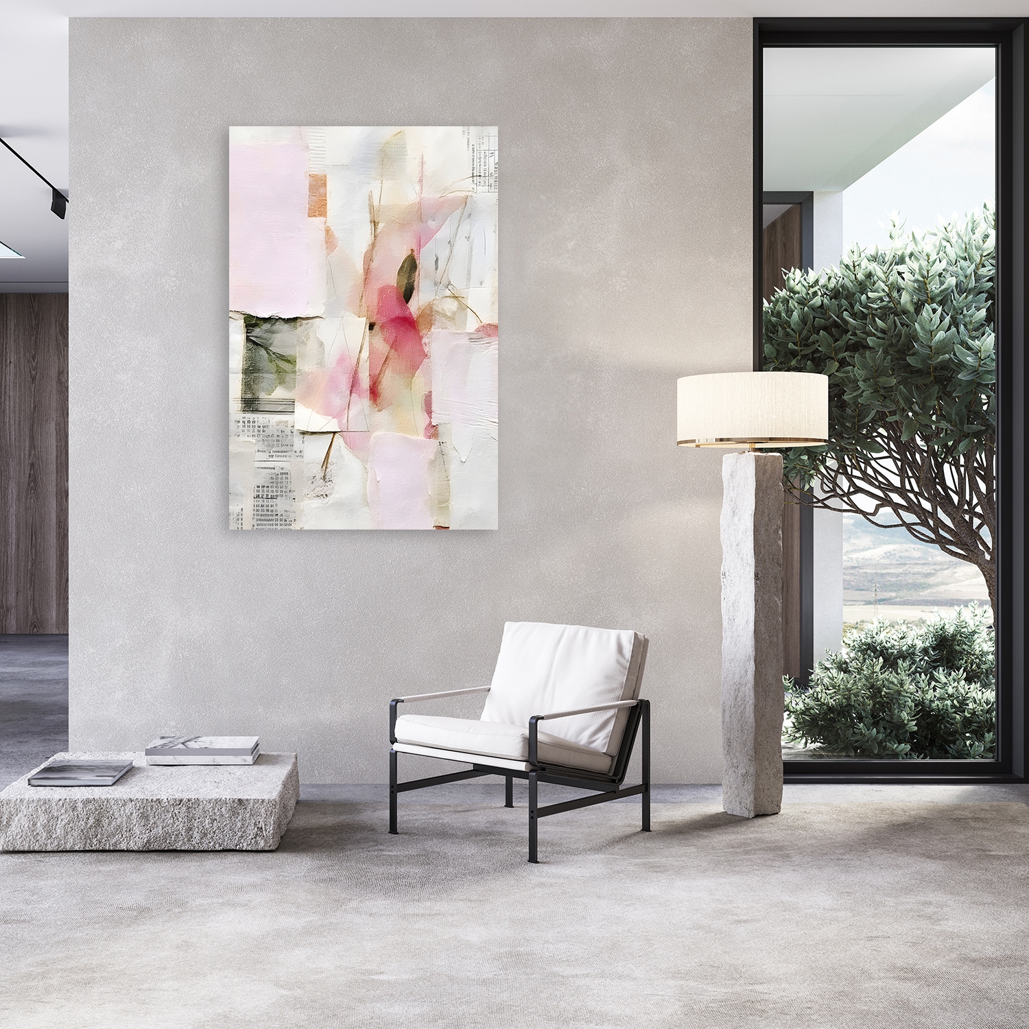 queence Acrylglasbild »Abstrakte Kunst in Pastelltönen« Abstrakt | Abstrakte | Formen | Gemälde | Kunst 1 Stk. tlg. Kunstdruck in Galeriequalität inkl. rückseitigem Aufhängesystem