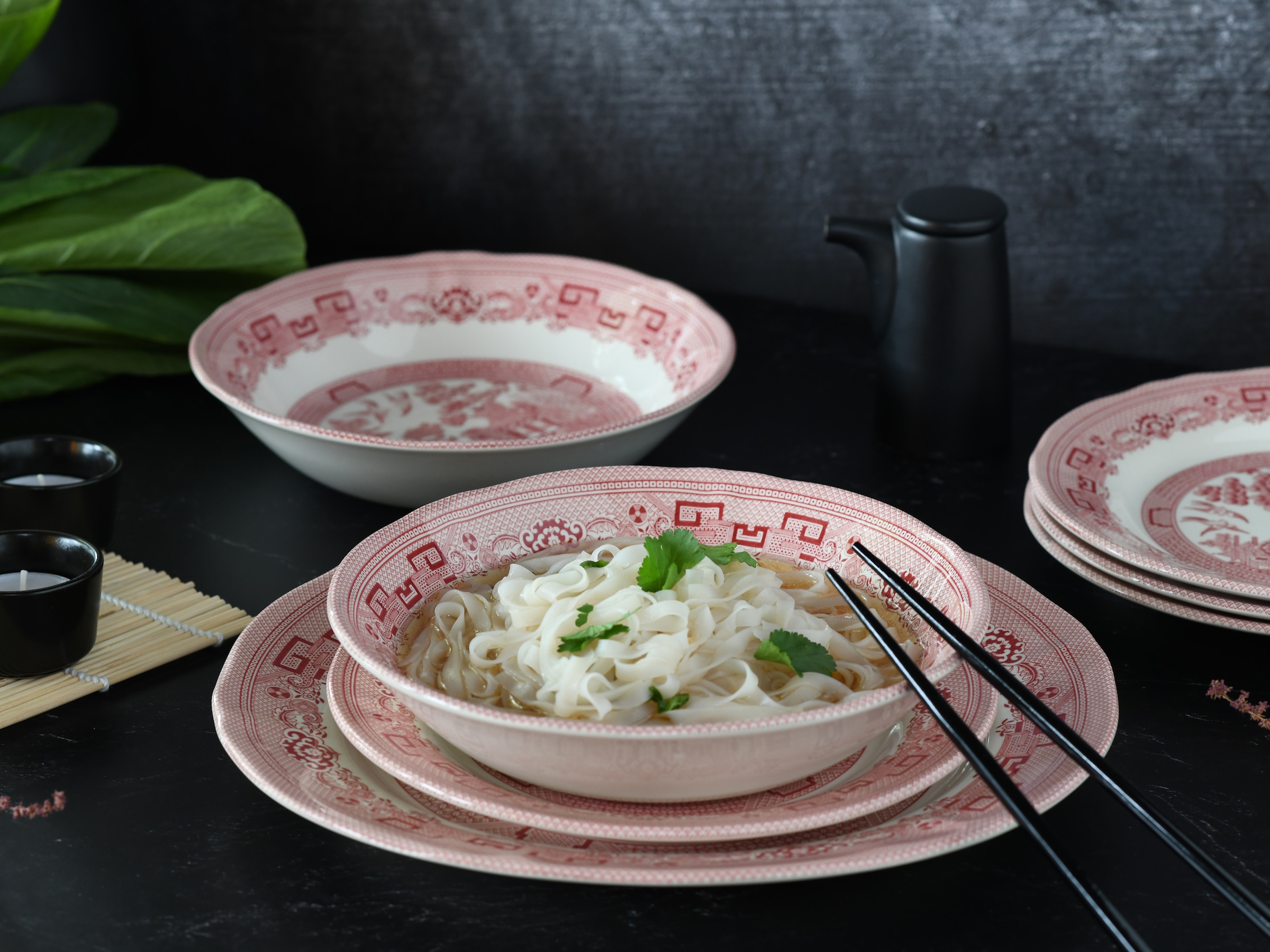 CreaTable Teller-Set »China Town, Teller Set 18-tlg« Fernöstliche Kultur