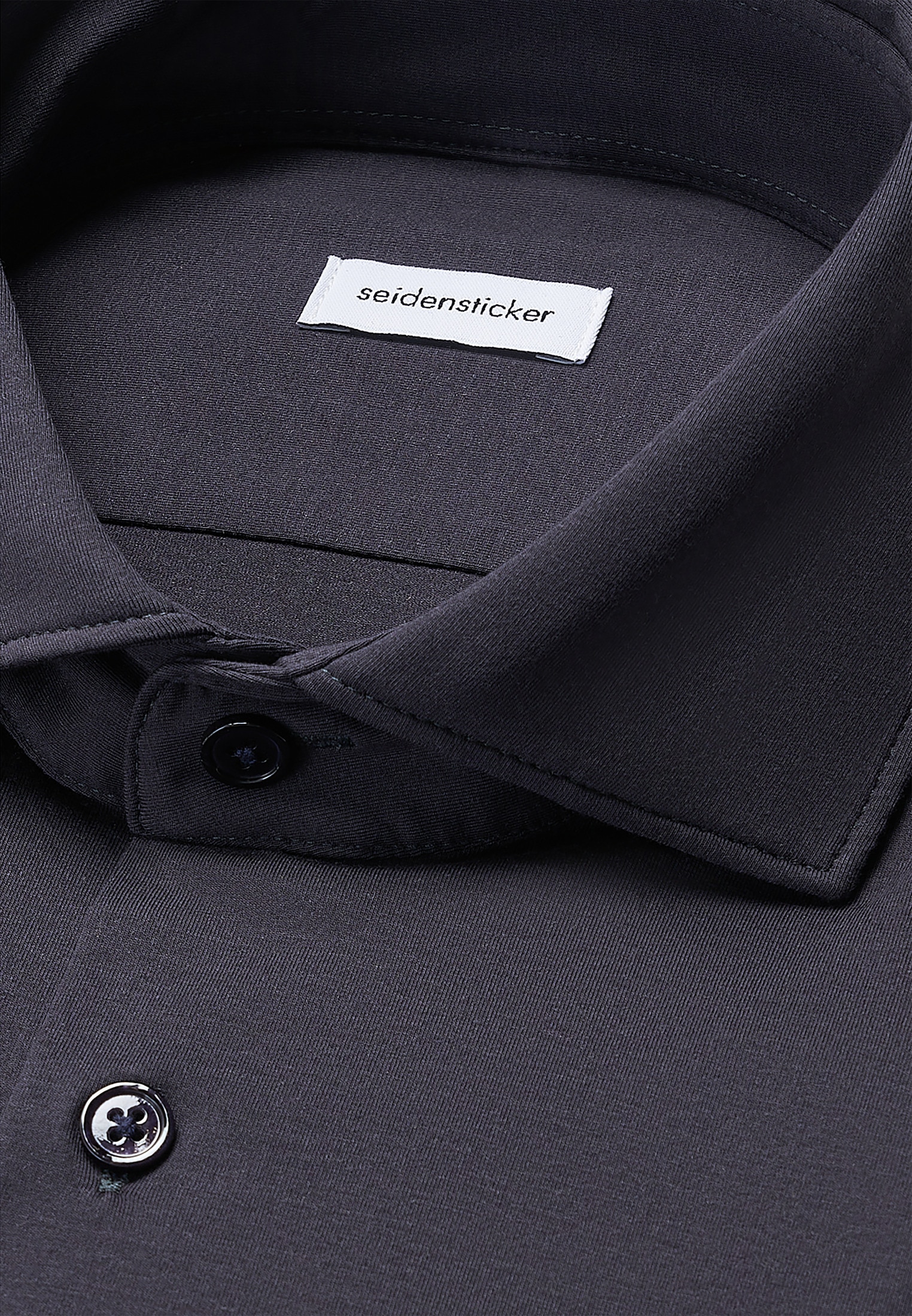 seidensticker Businesshemd »Schwarze Rose«, Shaped 1/1 Kentkragen Uni