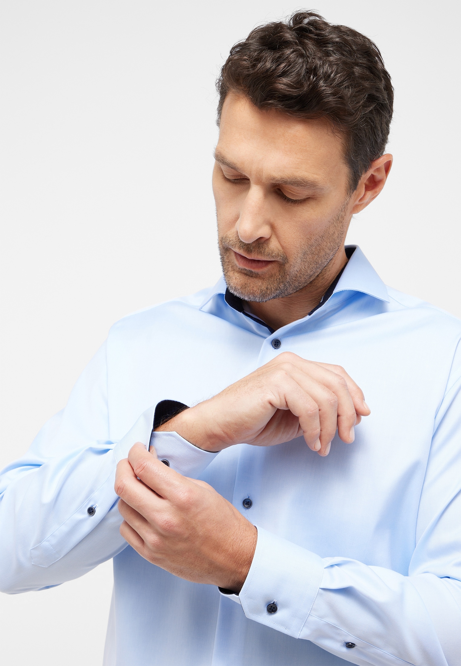 Eterna Langarmhemd »MODERN FIT«, NON IRON (bügelfrei)