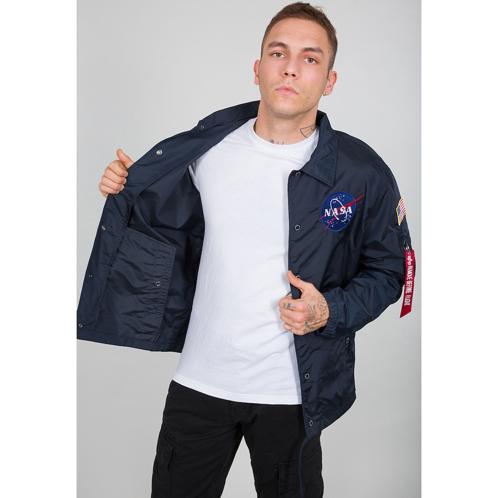 Alpha Industries Bomberjacke »ALPHA INDUSTRIES Men - Lightweight Jackets NASA Coach Jacket«