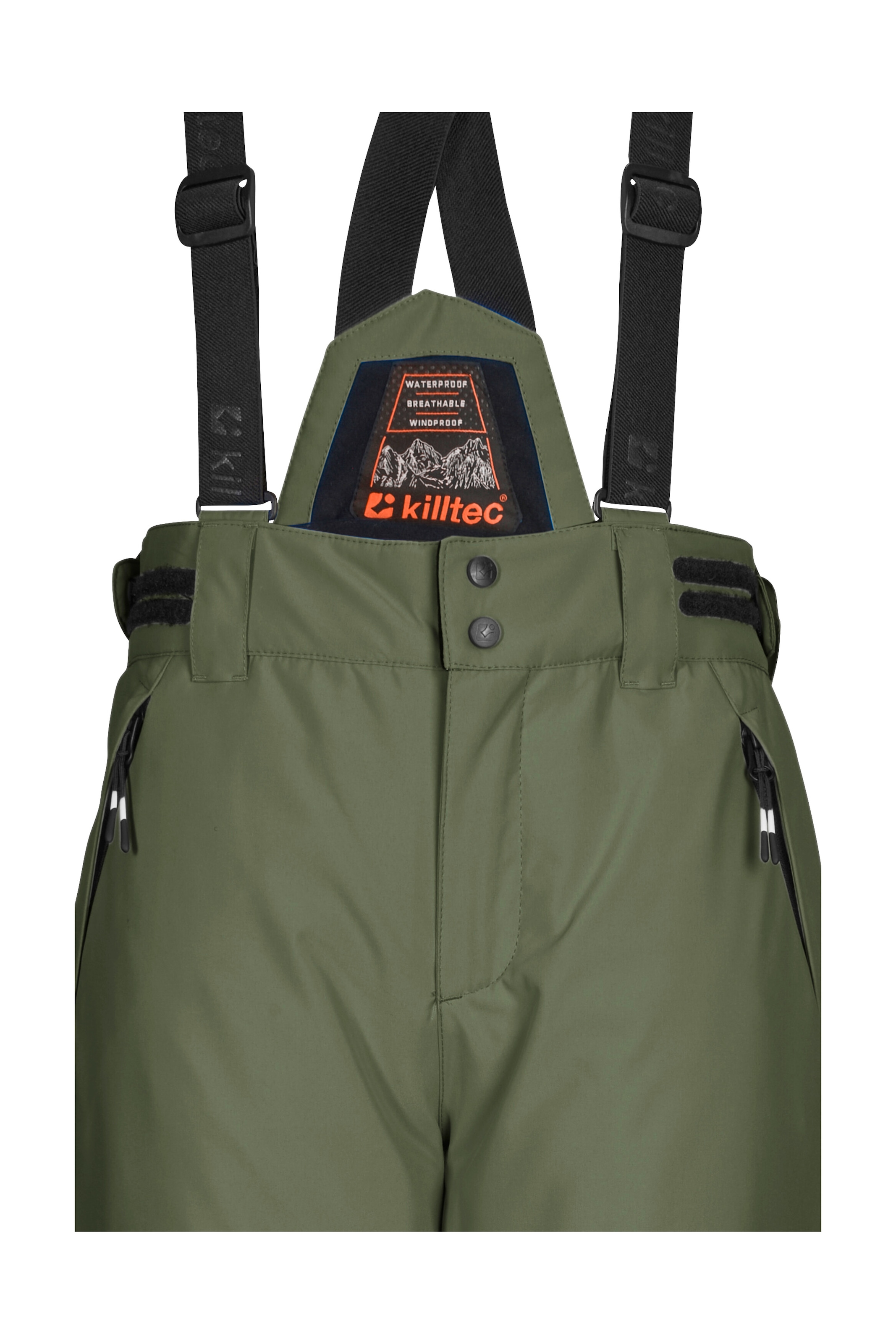 Killtec Skihose »KSW 214 BYS SKI PNTS«, Wasserdichte, atmungsaktive Skihose mit verstellbarem Latz.
