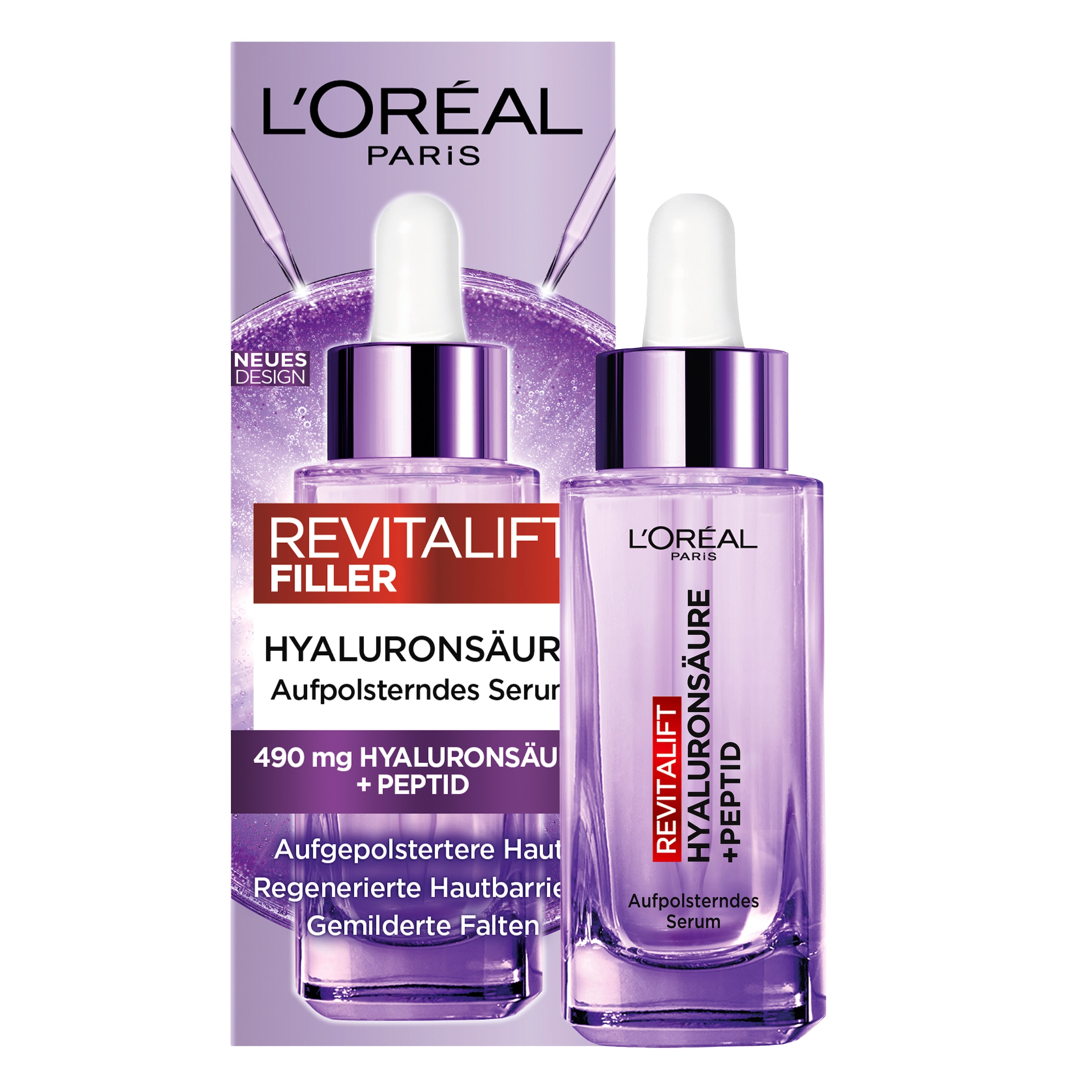 L'ORÉAL PARIS Gesichtsserum »REVITALIFT FILLER ANTI-FALTEN SERUM« mindert Falten, feutigkeitsspendend, mit Pipette