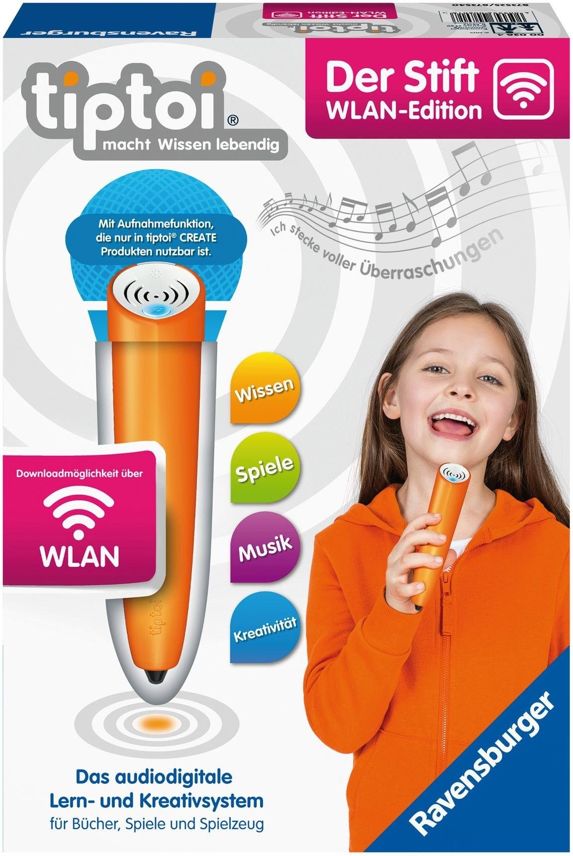 Ravensburger Spiel »tiptoi® Der Stift-WLAN-Edition«, Made in Europe, FSC® - schützt Wald - weltweit