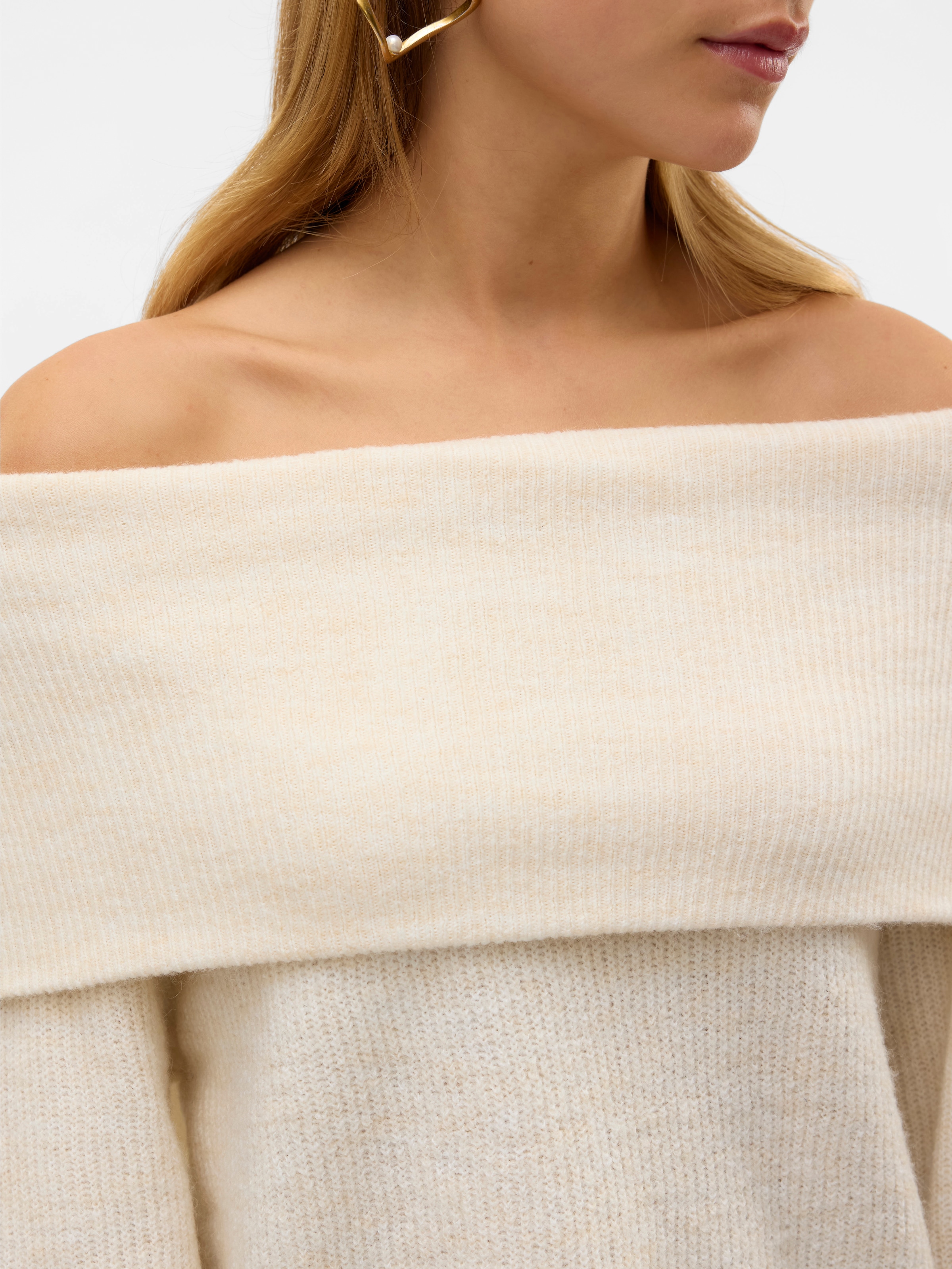 Vero Moda Strickpullover »VMERA LS OFF SHOULDER PULLOVER GA NOOS«