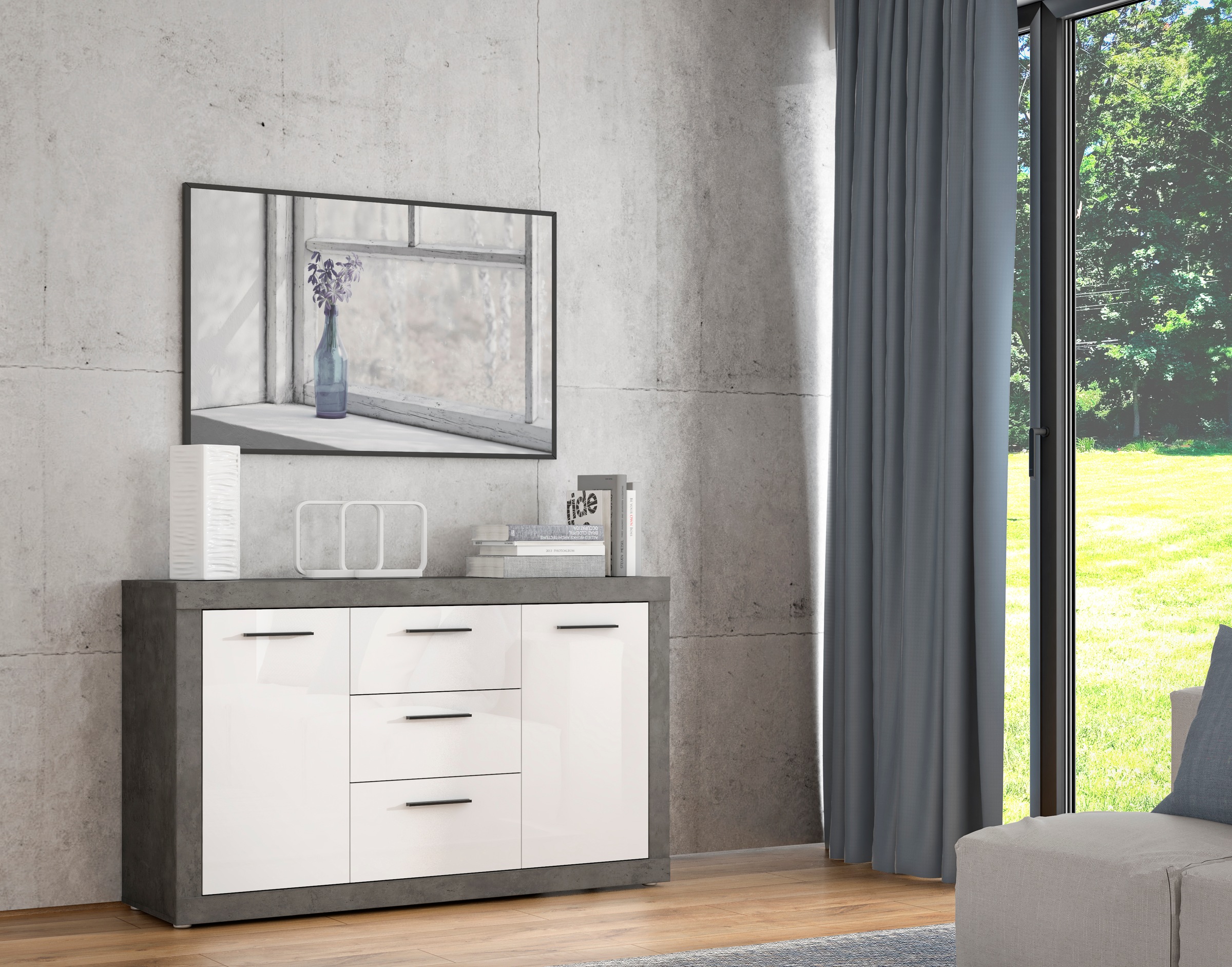 FORTE Sideboard »Blue Lake«