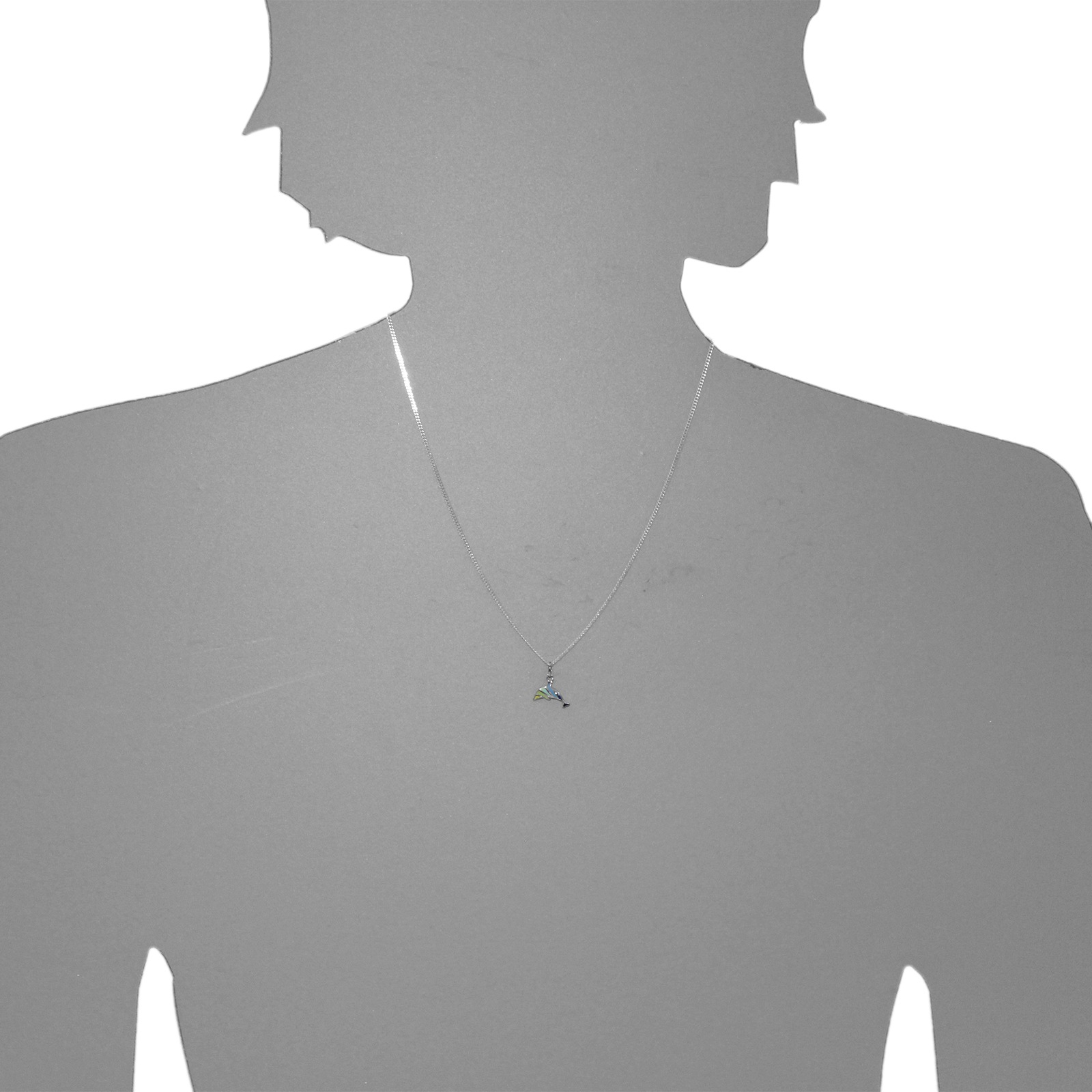 OSTSEE-SCHMUCK Kette und Anhänger Set »- Delfin - Silber 925/000 -,«