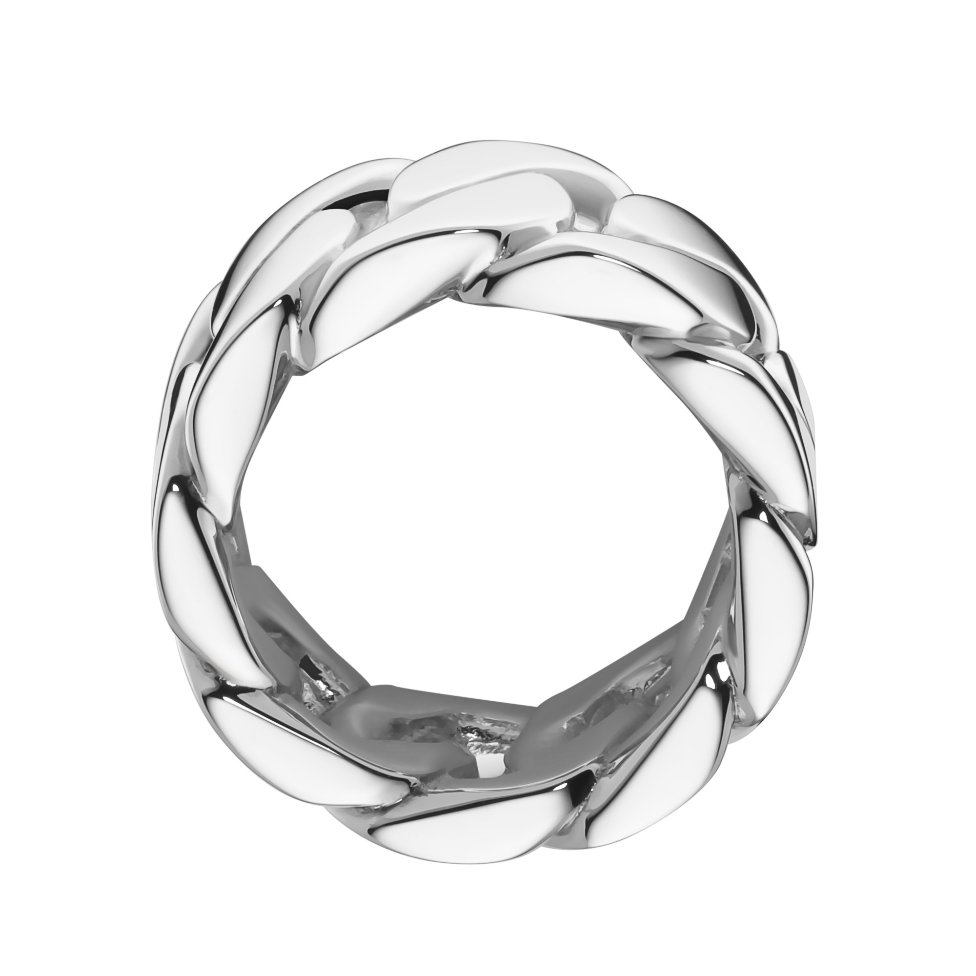 GIORGIO MARTELLO MILANO Silberring »Ring Panzerketten-Optik, Silber 925«