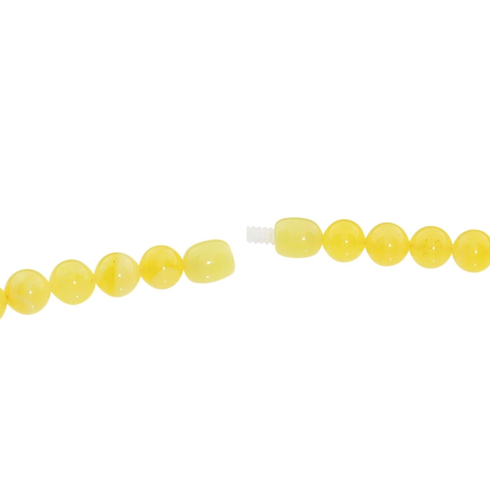 OSTSEE-SCHMUCK Kette ohne Anhänger »- Kugel 8 mm - Bernstein -,«