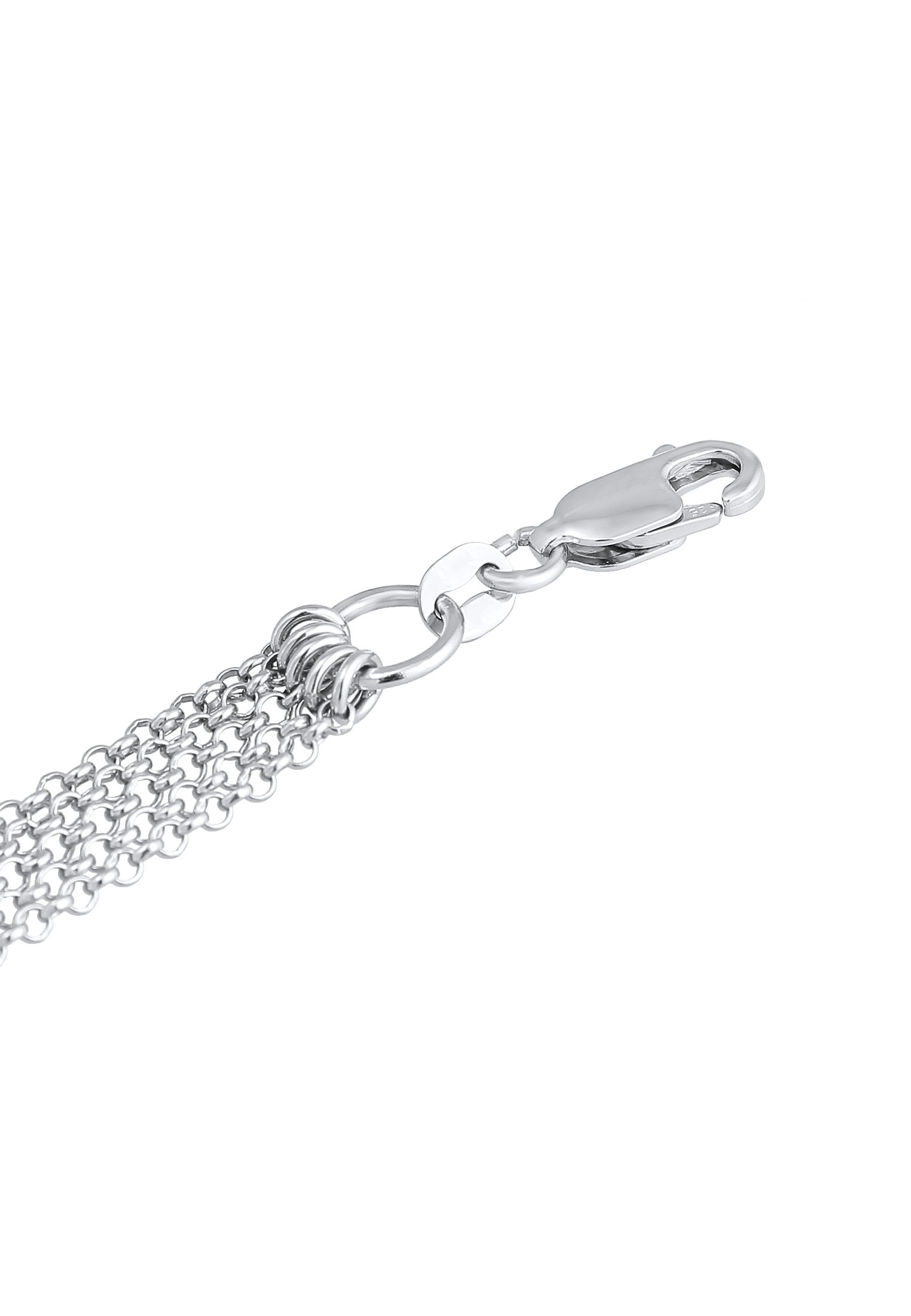 Elli Choker »Halskette Choker 5-Lagig Gliederung Modern 925 Silber«