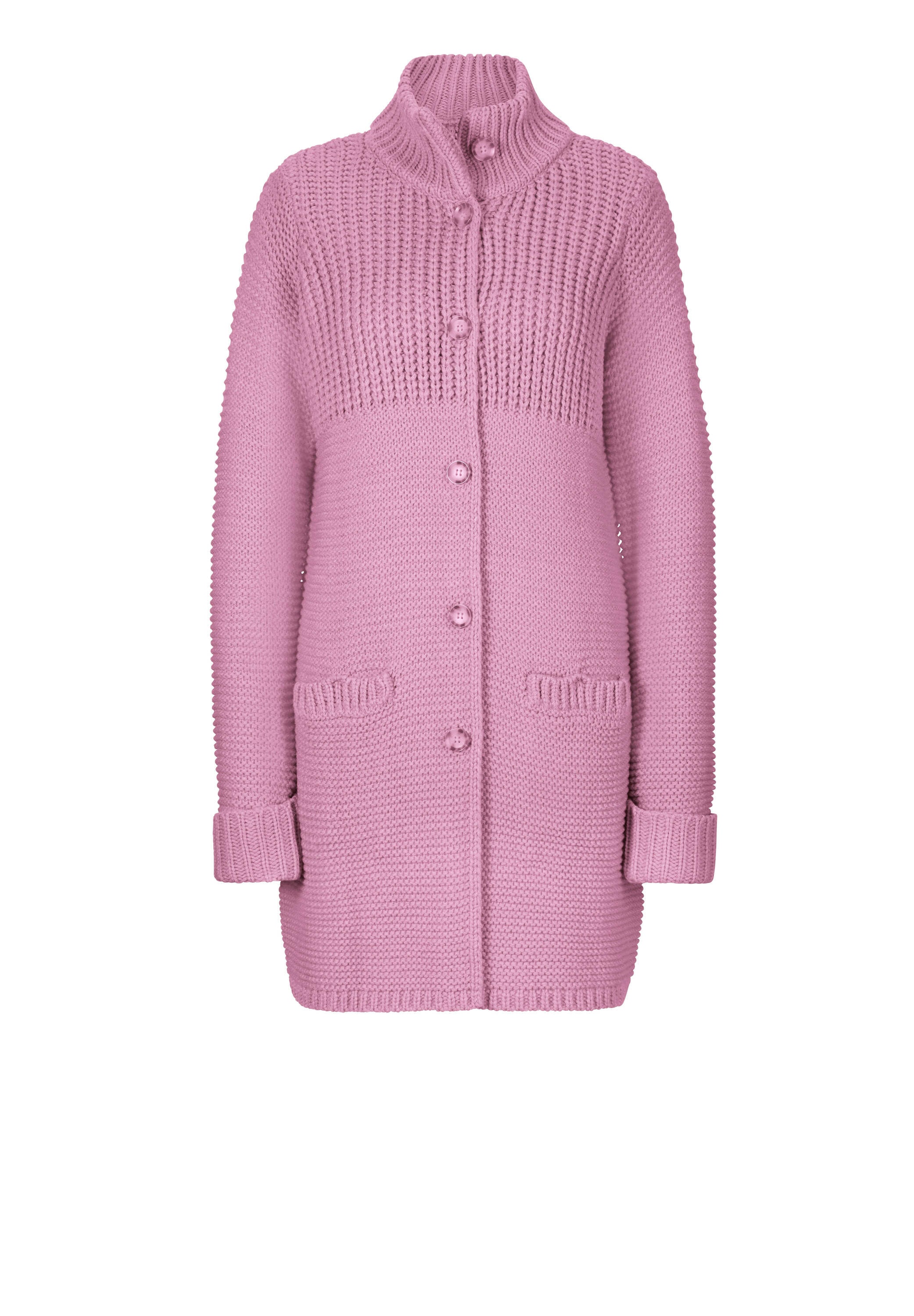 heine Strickjacke »Strickjacke Strickjacke mit Stehkragen«