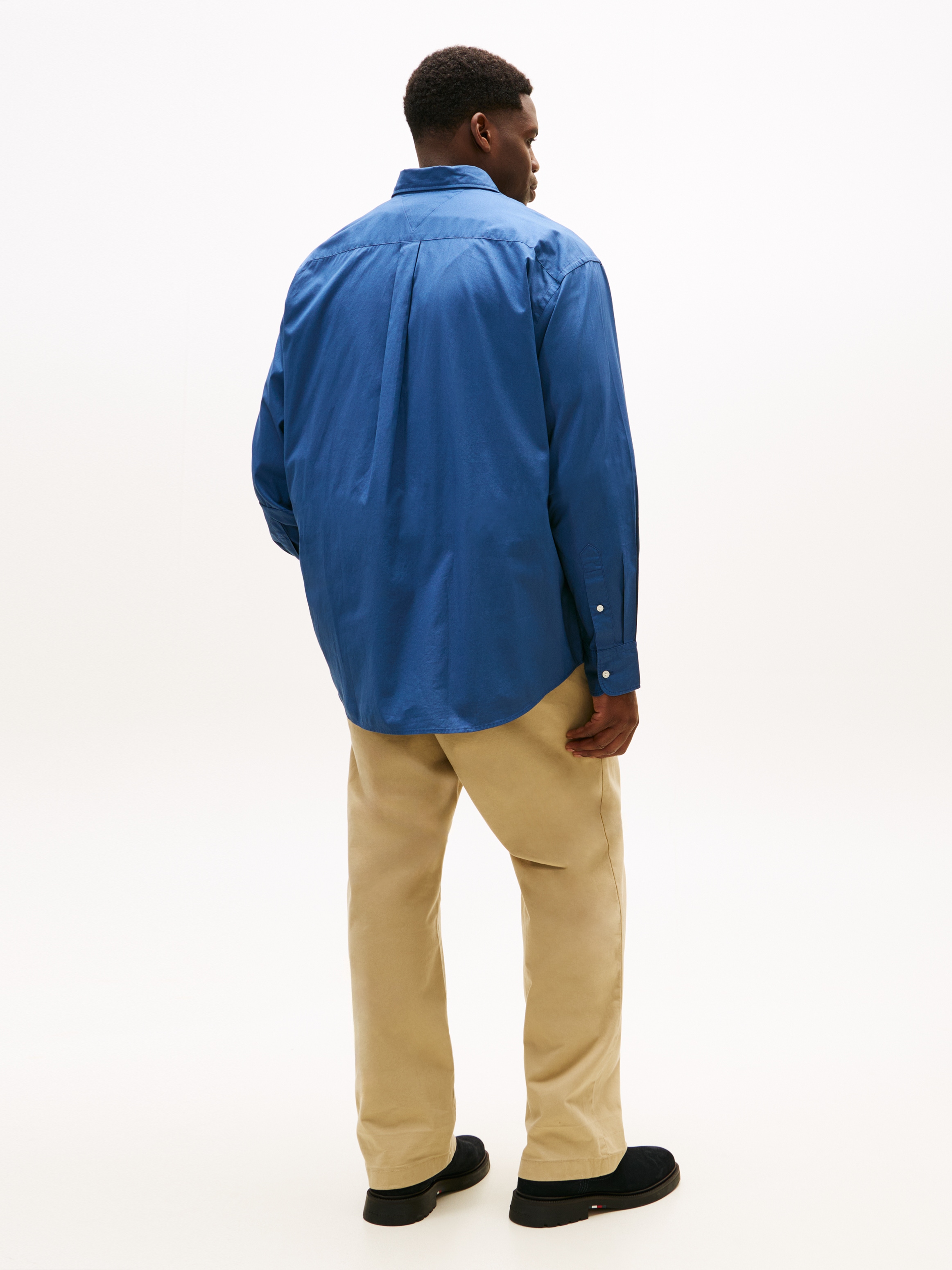 Tommy Hilfiger Big & Tall Langarmhemd »BT - FLEX POPLIN SOLID«