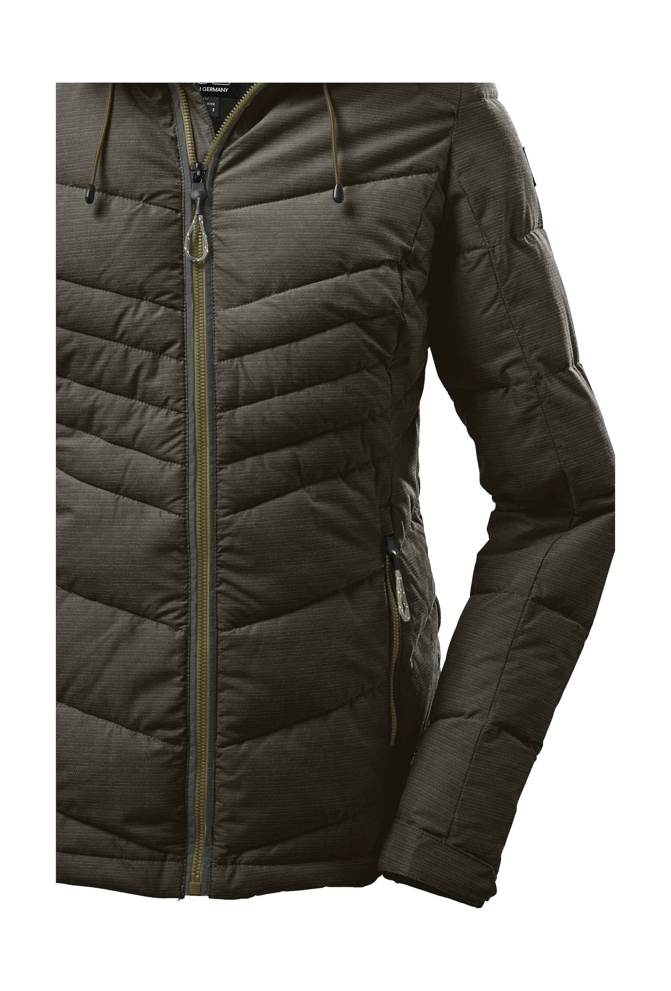 Killtec Steppjacke »KOW 149 WMN QLTD JCKT«, Wasser- und windabweisend, atmungsaktiv, abnehmbare Kapuze