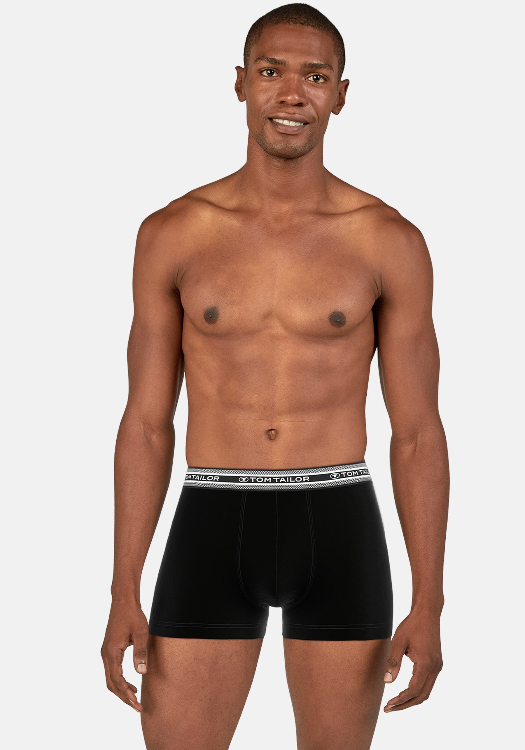 TOM TAILOR Boxershorts »Buffer«, (5 St.), mit schönem Logobund