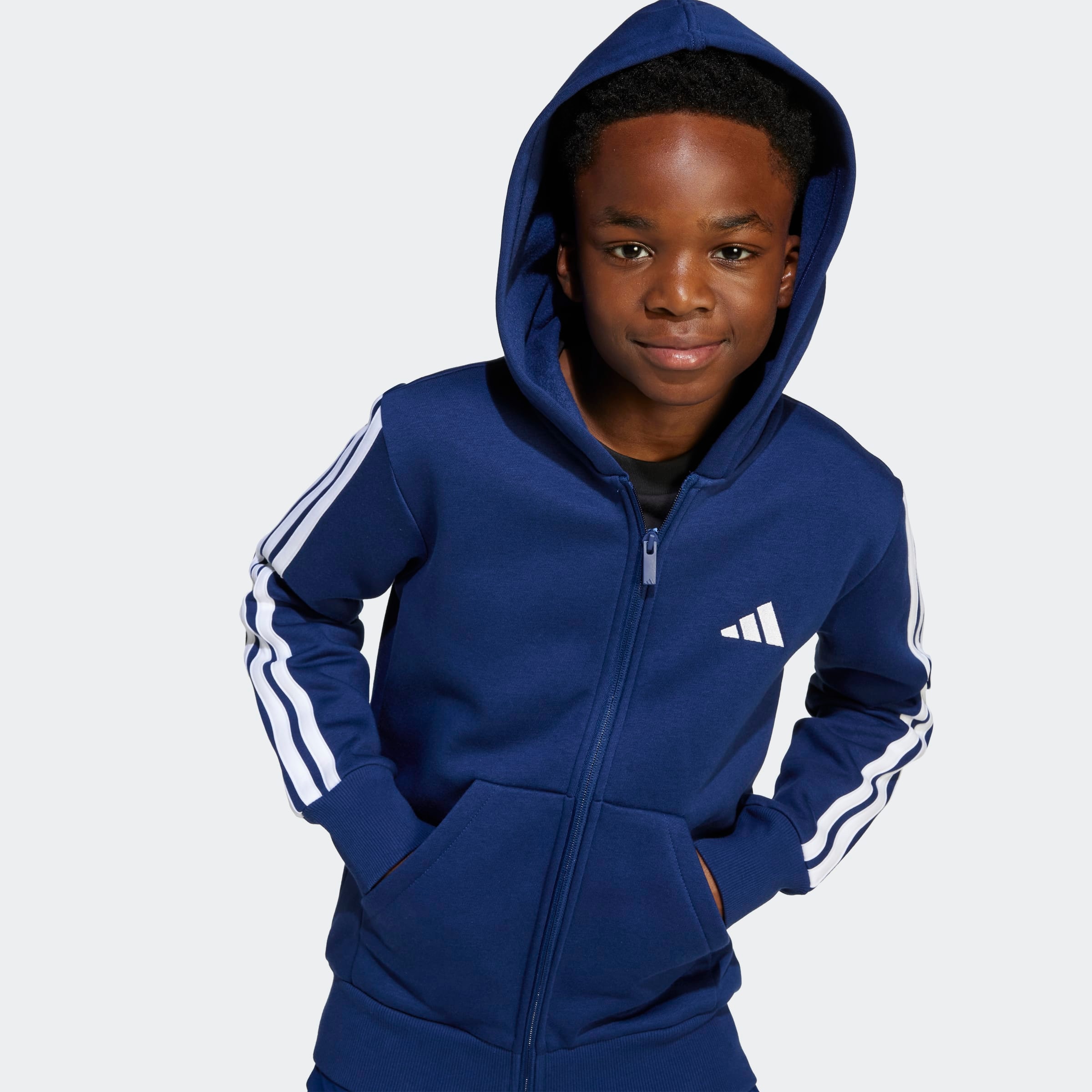 adidas Sportswear Kapuzensweatjacke »J 3S FL FZ HD«