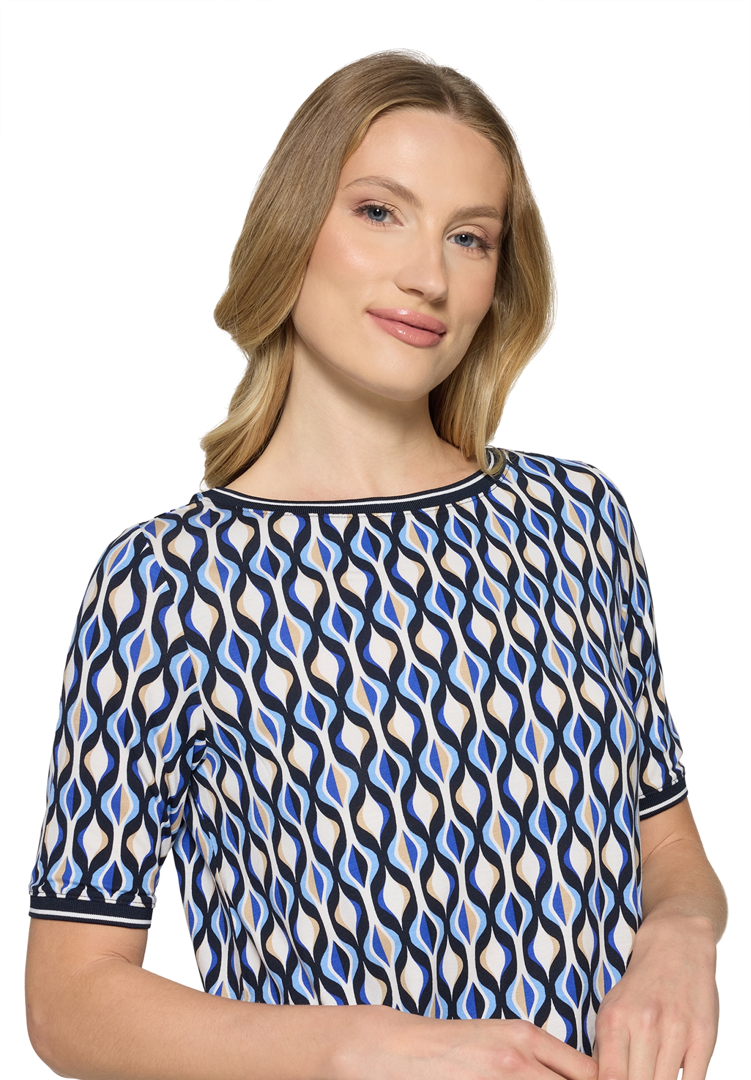 Betty Barclay Rundhalsshirt »Casual-Shirt mit Tunnelzug«