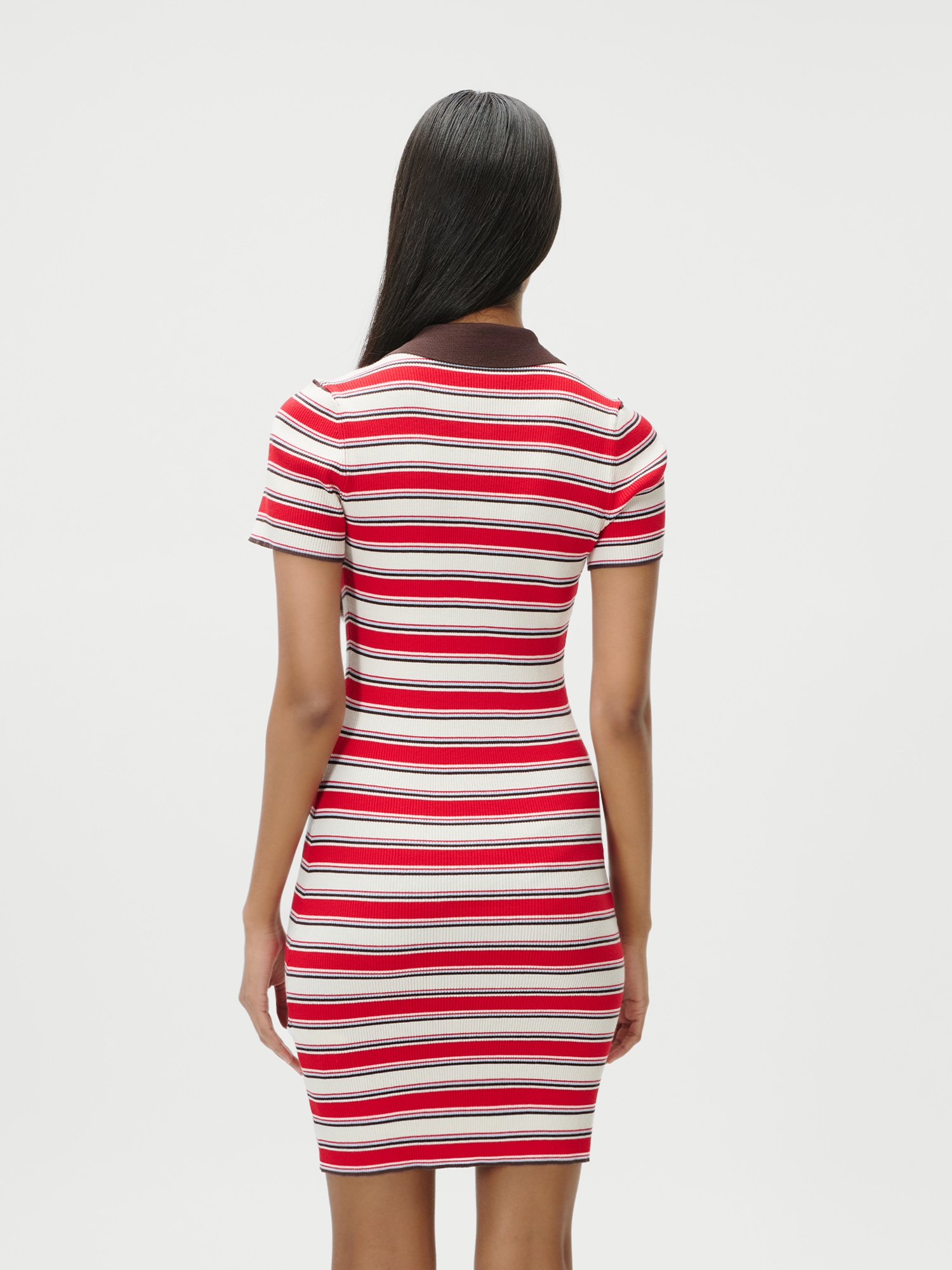 LeGer Midikleid »Elenia, LeGer by Lena Gercke« Ohne Taschen schmale Passform, Ringelmuster