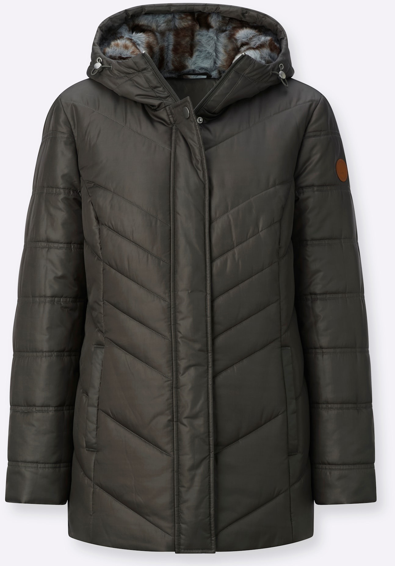 Casual Looks Steppjacke mit Kapuze