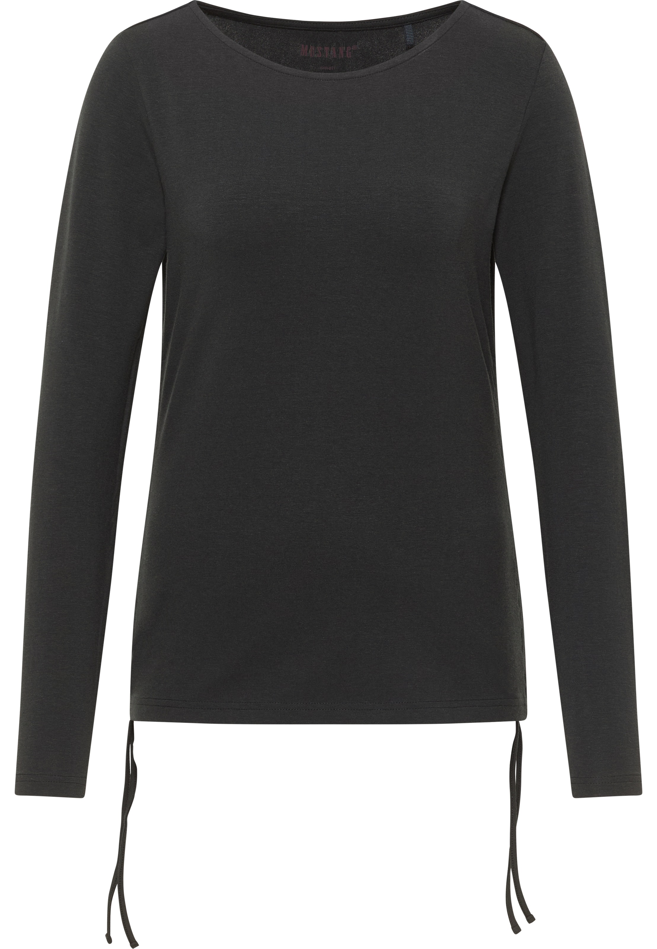 MUSTANG Langarmshirt »Style Delia«, mit Zugbändern