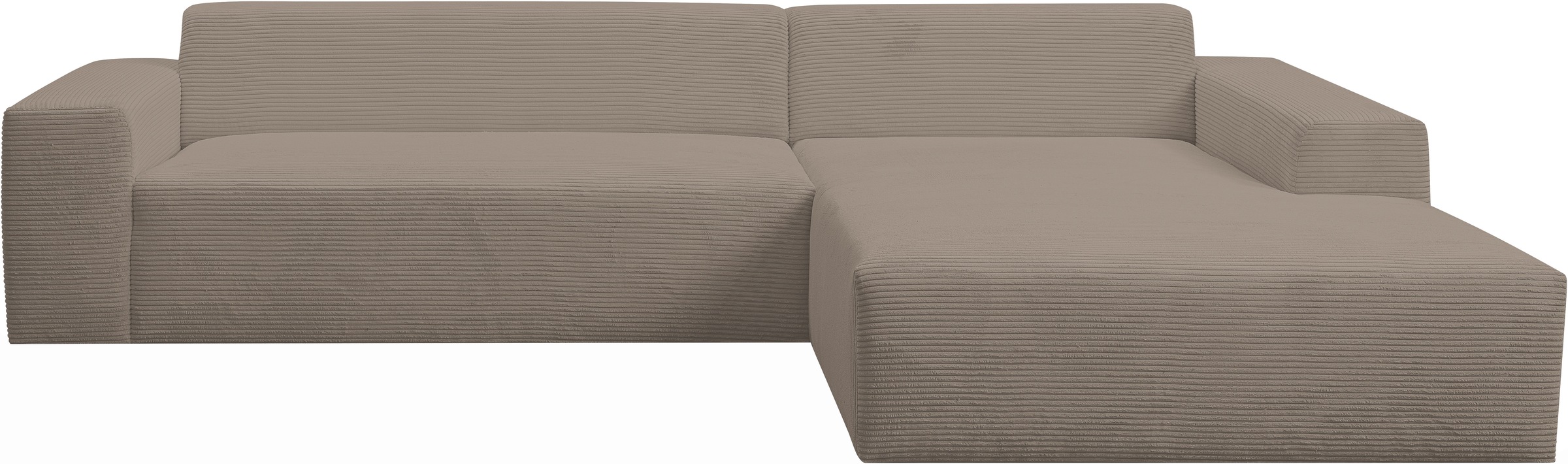 WERK2 Ecksofa »Zeus-XL, Mega-Sofa mit großer Sitztiefe, Stellmaße 311cm x 210cm«, Curvy Trend Garnitur mit urbaner Optik, bequem, Big-Sofa, L-Form