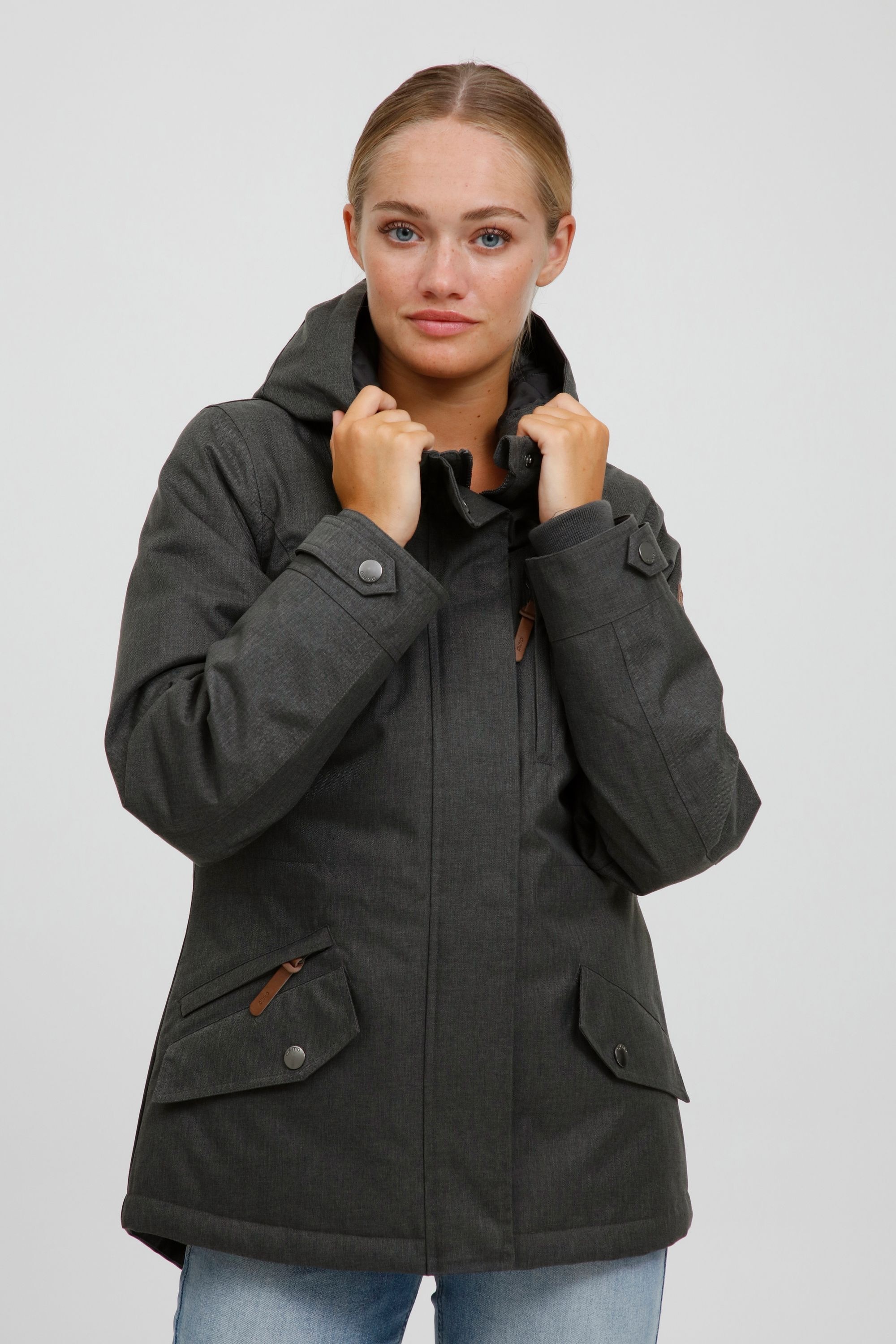 OXMO Kurzjacke »Kurzjacke OXBellissa«, mit Kapuze