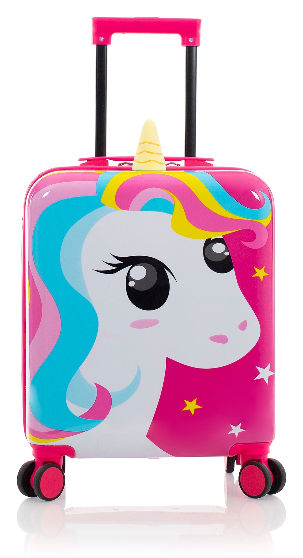 Heys Kofferset »Super Tots, 46 cm, Einhorn«, (Set, 2 tlg., Kinderkoffer und Rucksack), Heys x Joachim Llambi Kindertrolley Kinder Reisegepäck