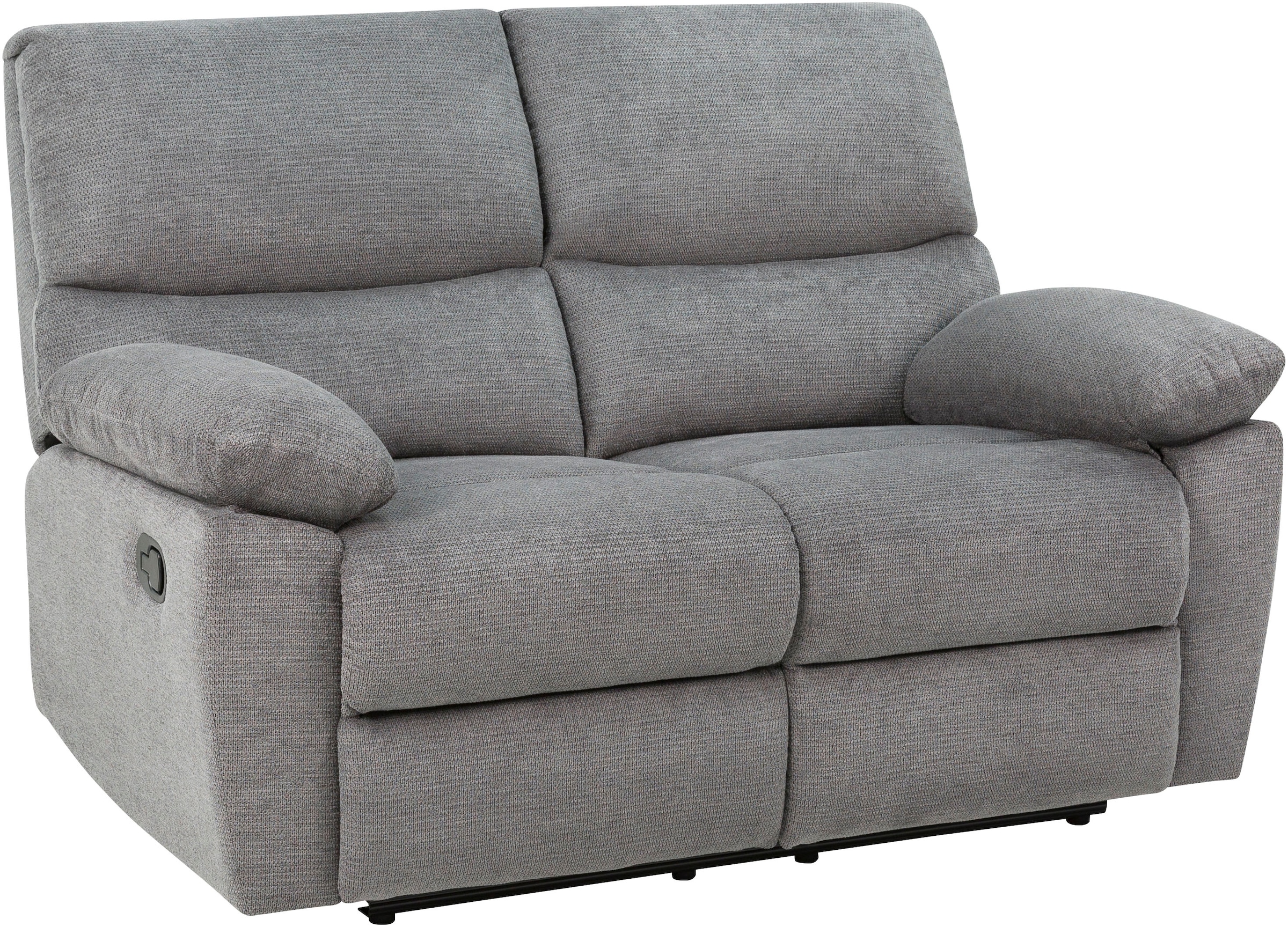 Home affaire 2-Sitzer »LANNOY, mit manueller o. elektrischer Relaxfunktion in beiden Sitzen.« Elektrische Variante mit USB A/C. Federkern, Webstoff