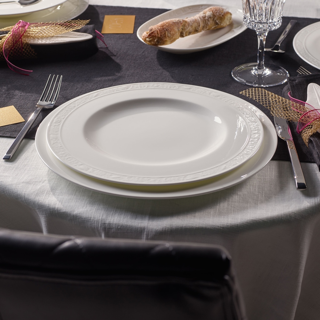 Villeroy & Boch Speiseteller »Speiseteller White Pearl ø 27,5 cm 6er Set weiß«