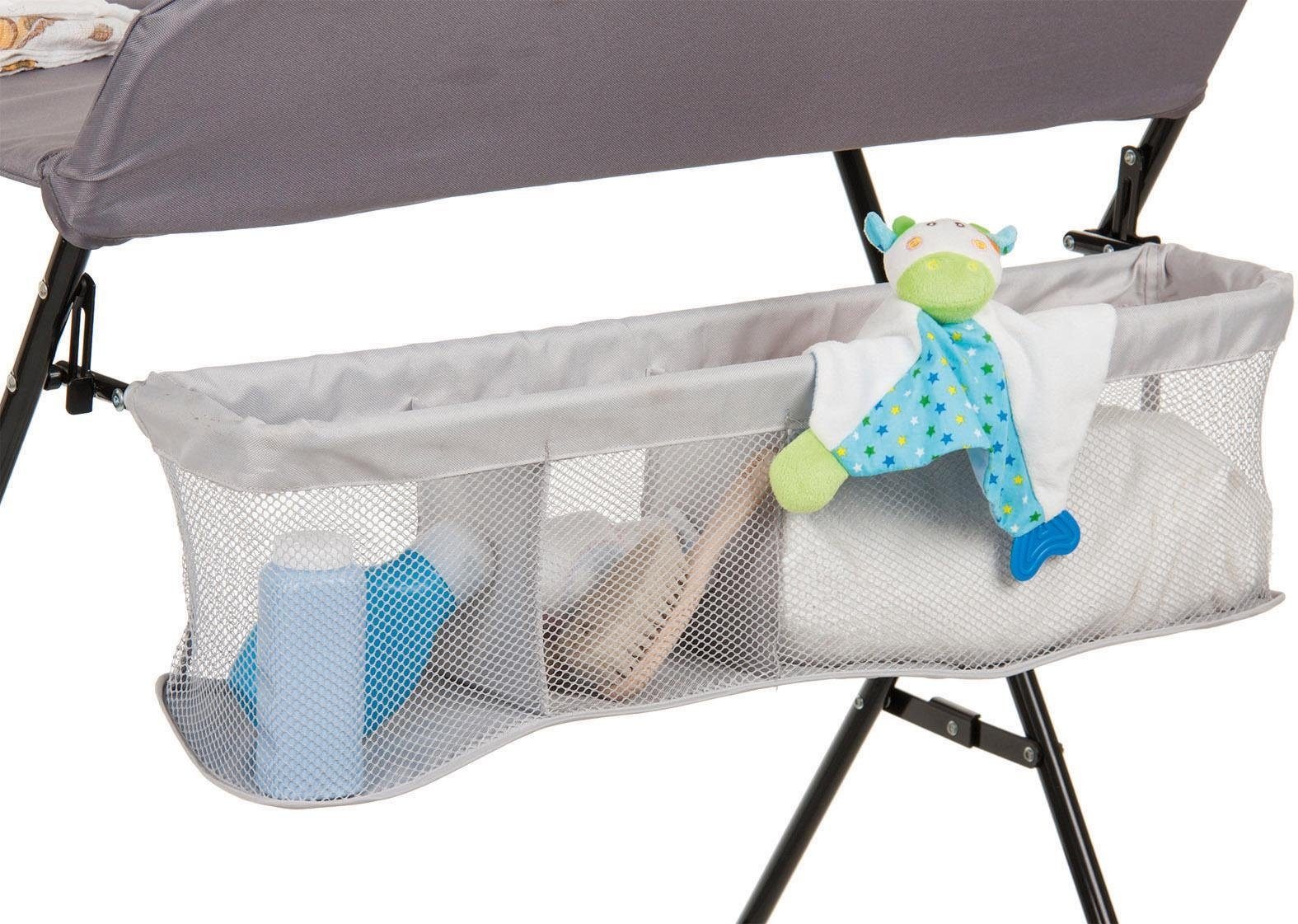 Fillikid Wickeltisch »Kombi, grau«, bis 1 kg, 67 cm