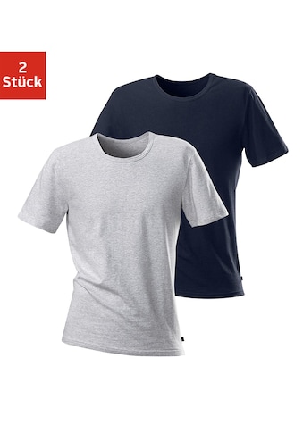 H.I.S T-Shirt, (2er-Pack), mit Rundhalsausschnitt perfekt als Unterziehshirt kaufen