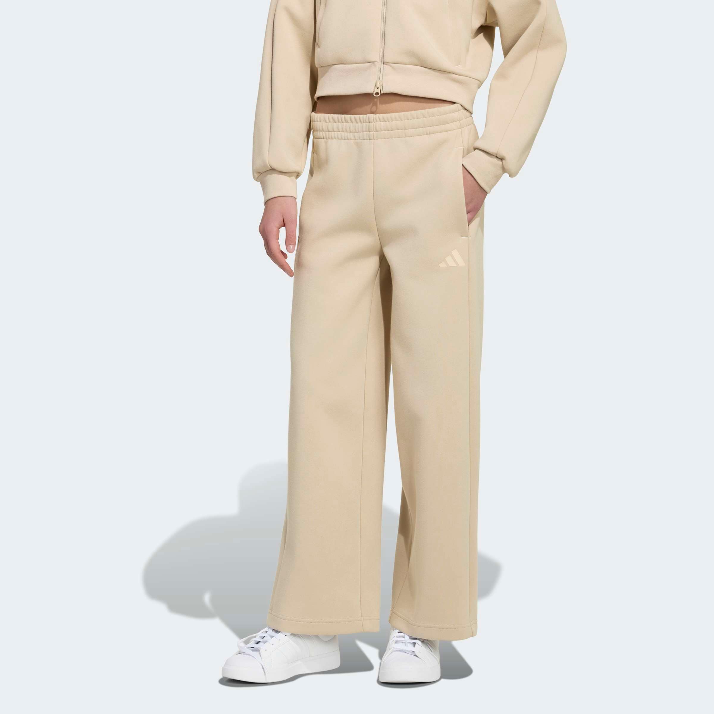 adidas Sportswear Sporthose »FUTURE ICONS 3-STREIFEN MIT WEITEM BEIN«  für Kinder, sportlicher Stil