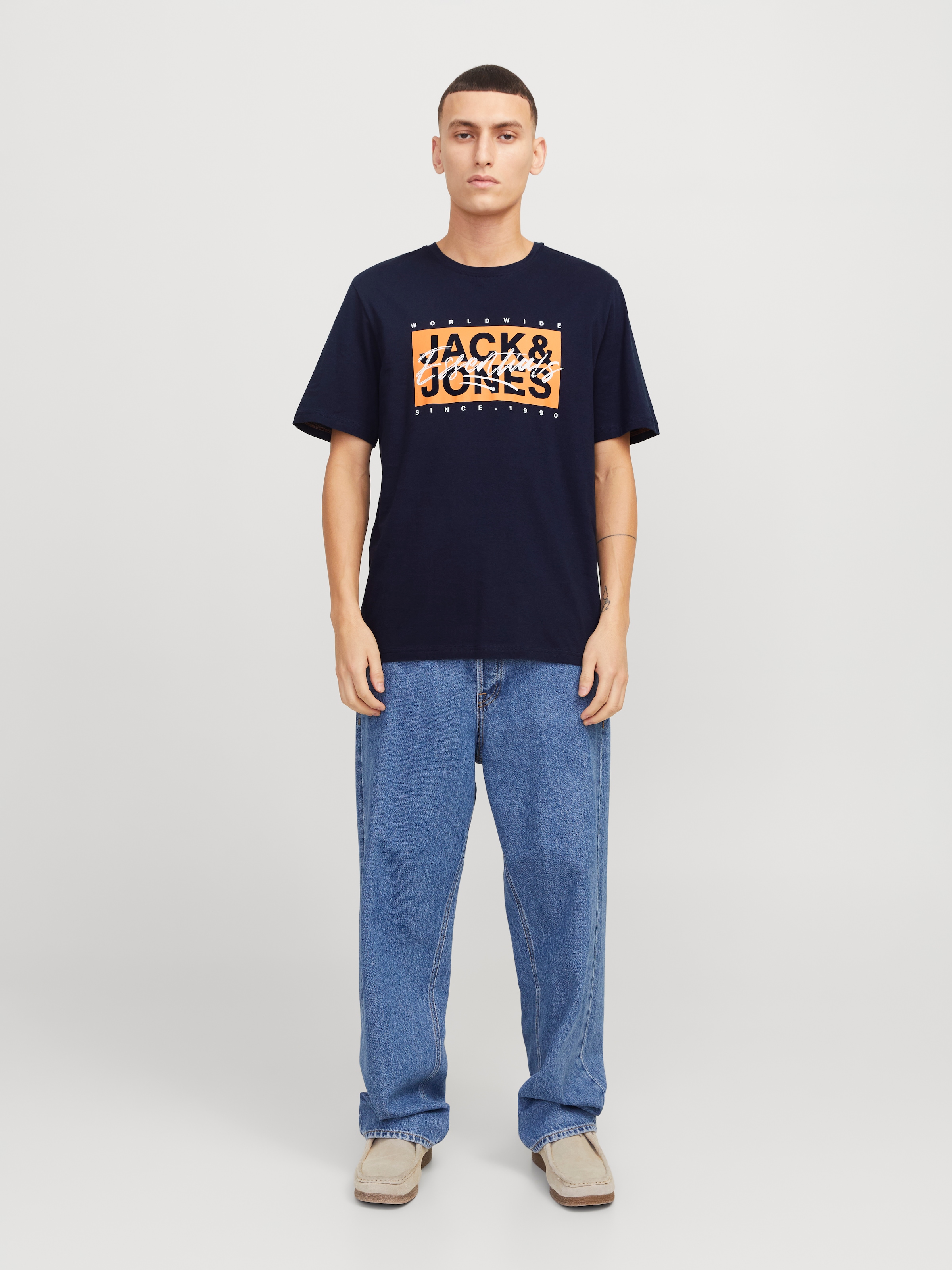 Jack & Jones Print-Shirt »JJCOLTON TEE SS CREW NECK«